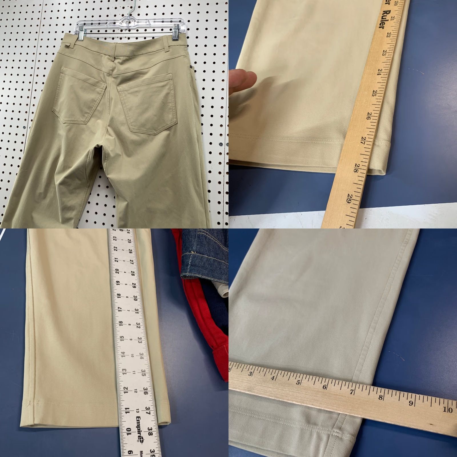 Lululemon Lululemon Pants Men 35 Beige ABC Classic Fit Warpstreme Golf Business 5 Pocket Size US 35 - 8 Thumbnail