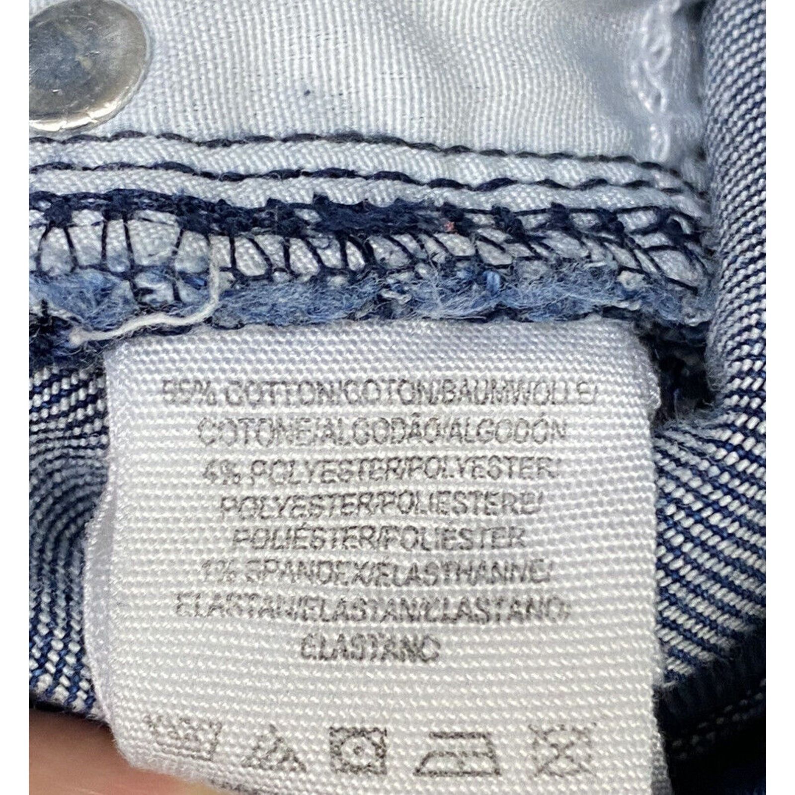 Free People Free People 29 Regular Distressed Stretch Blue Denim Jeans Size 29" - 4 Thumbnail