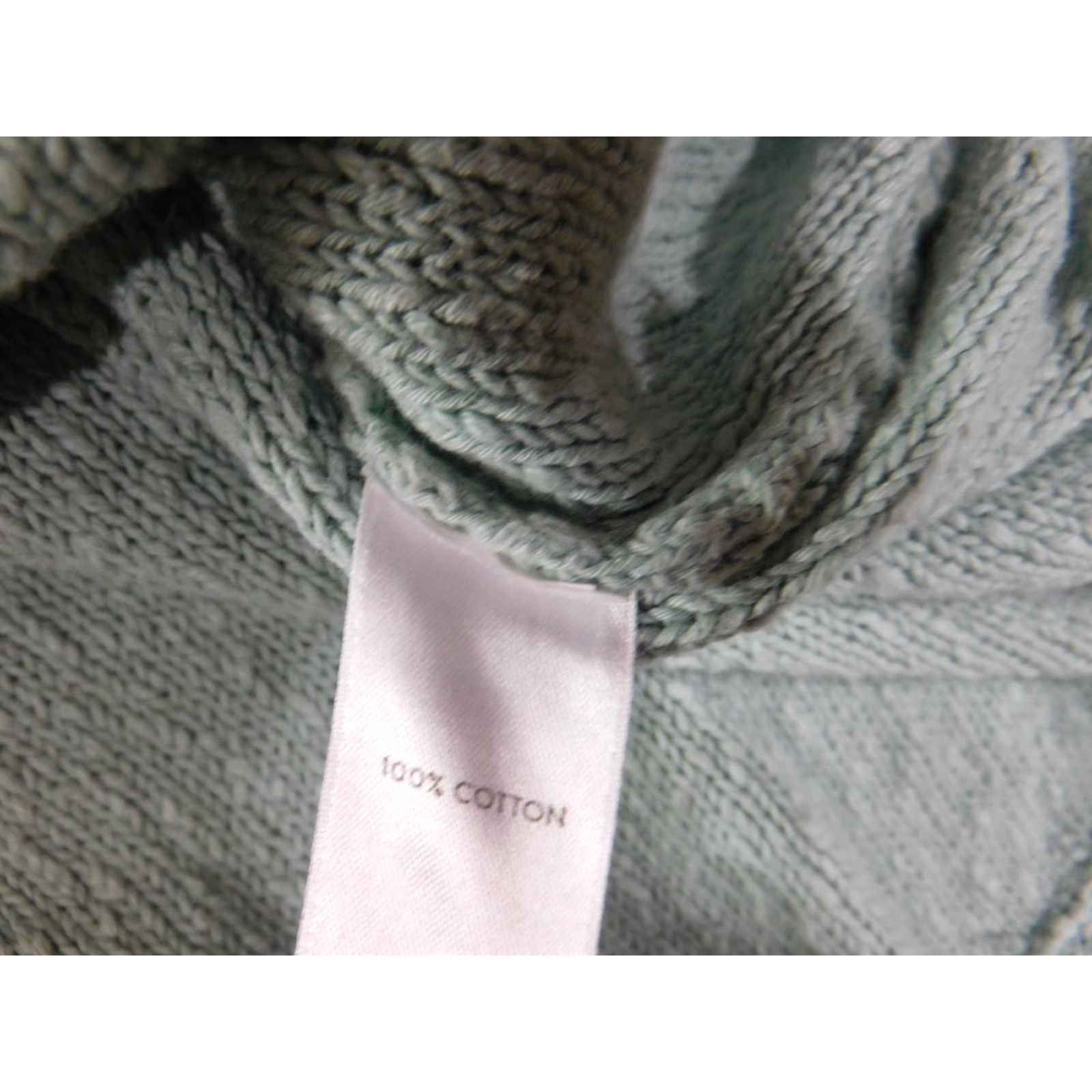 J. Jill J. Jill Sweater Pullover Crew Neck Knit Long Sleeve Green L Womens Classic Cable-Knit Size L / US 10 / IT 46 - 7 Thumbnail