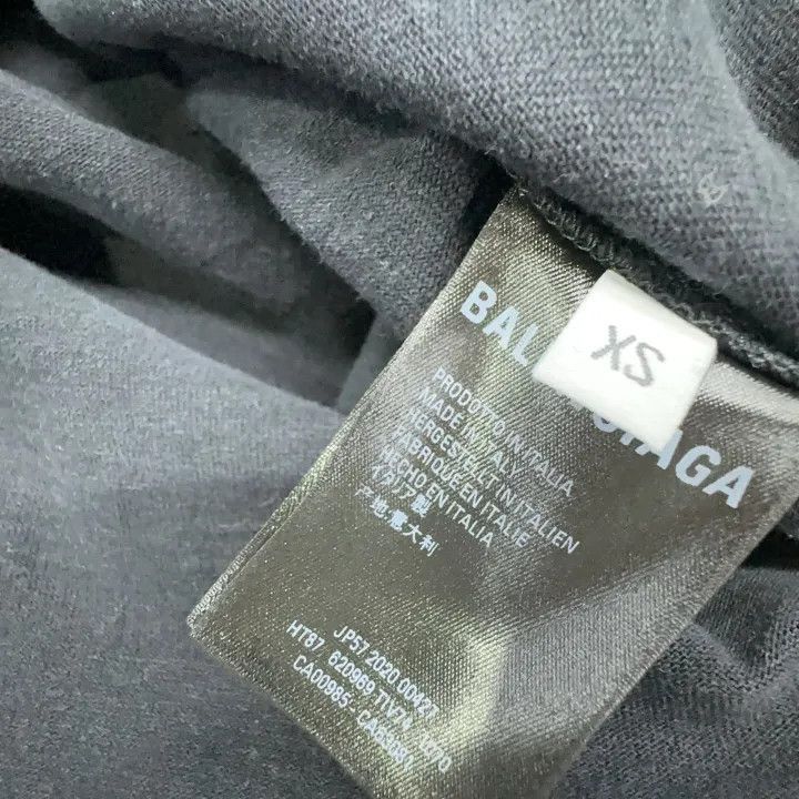 Balenciaga Balenciaga Balenciaga Black Logo Print Short Sleeve TShirt Size US XS / EU 42 / 0 - 4 Thumbnail
