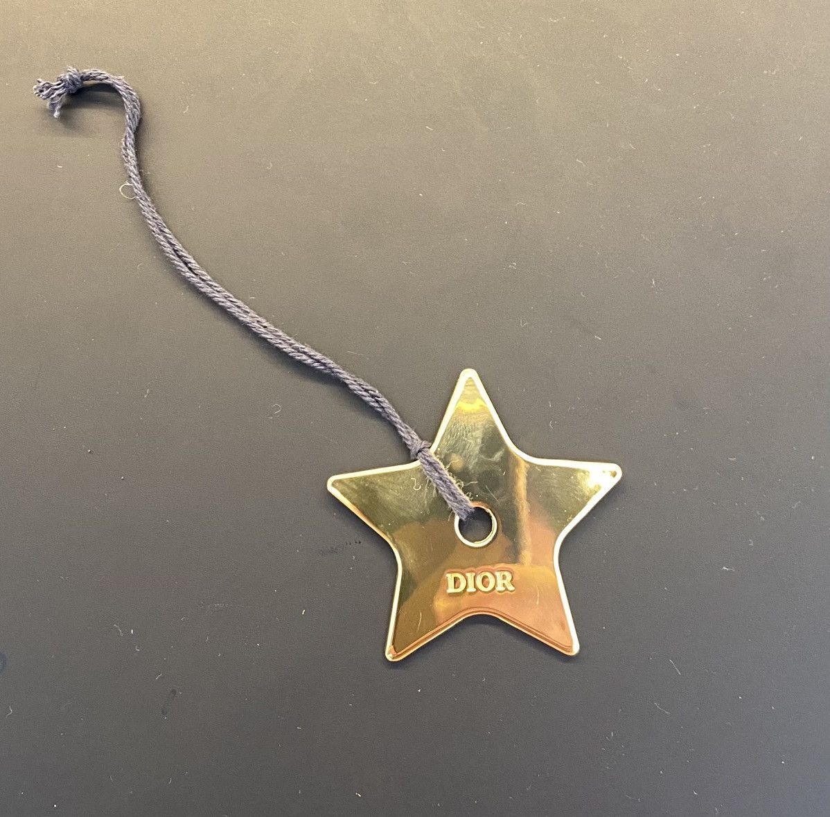 image of Dior Star Bag Charm in Gold, Women's