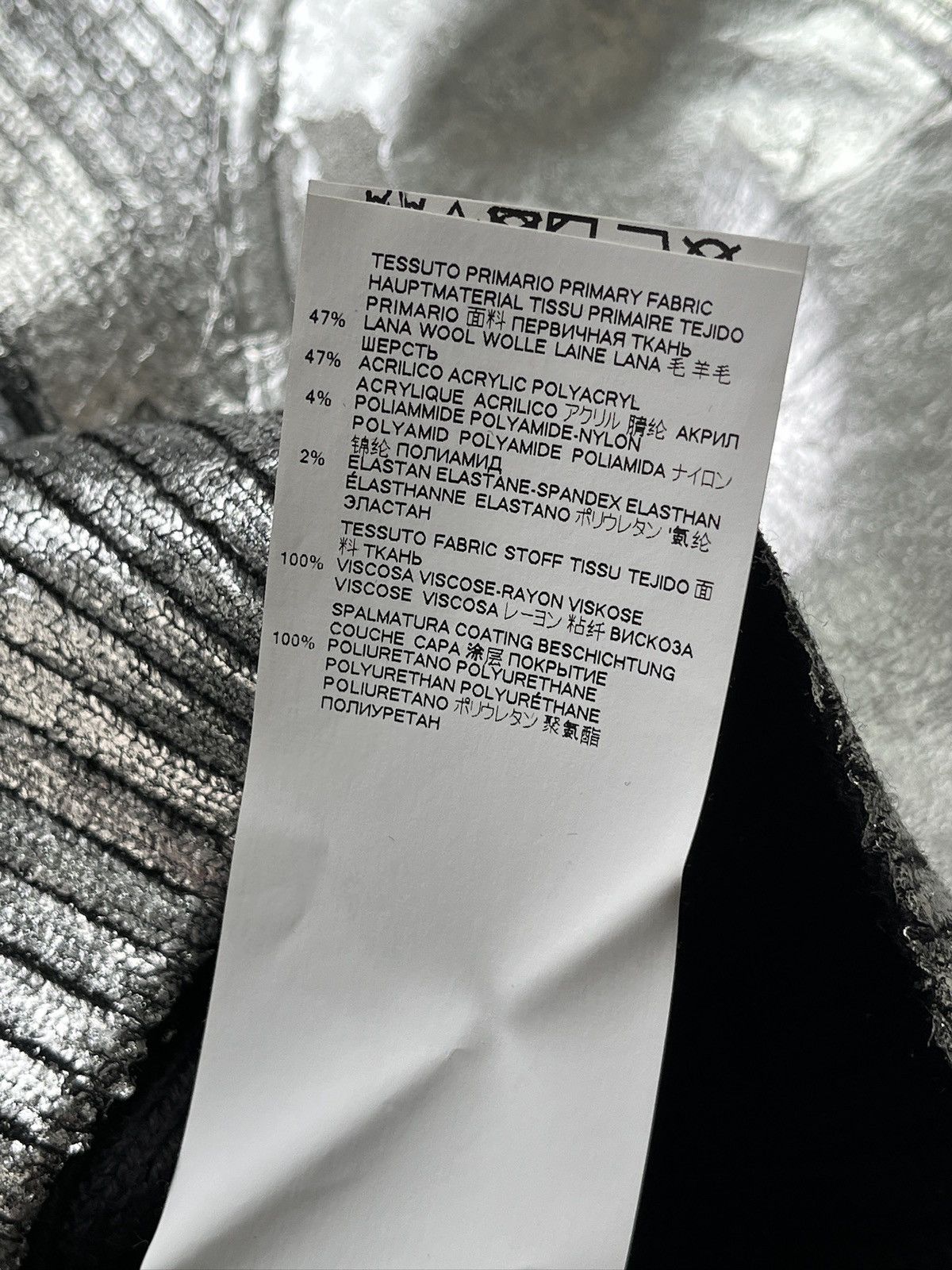 MM6 MM6 Maison Margiela Metallic Turtleneck (unisex) Size US L / EU 52-54 / 3 - 19 Thumbnail