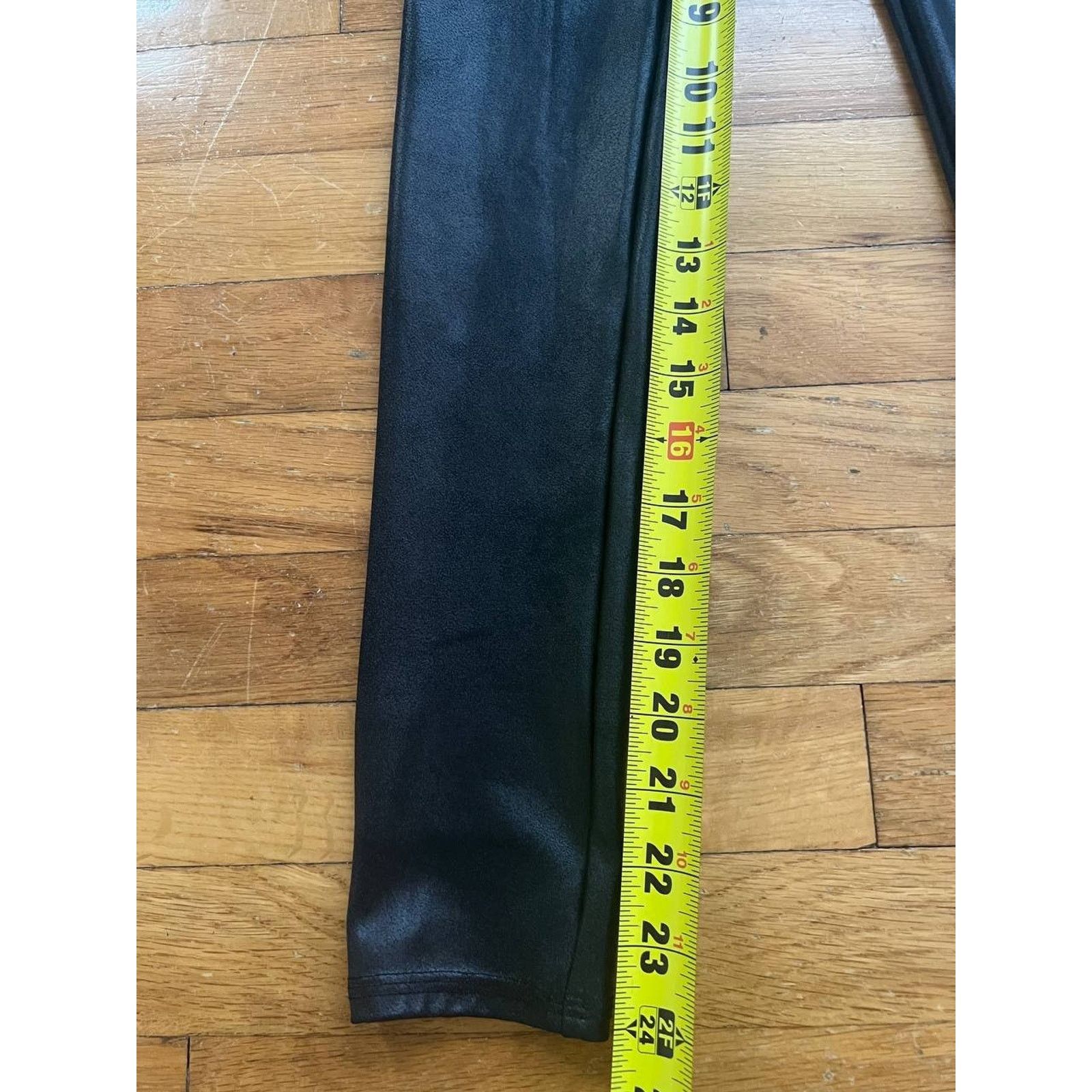 Spanx SPANX FAUX LEATHER LEGGINGS BLACK Size S/P A001534 Size 30" / US 8 / IT 44 - 3 Thumbnail
