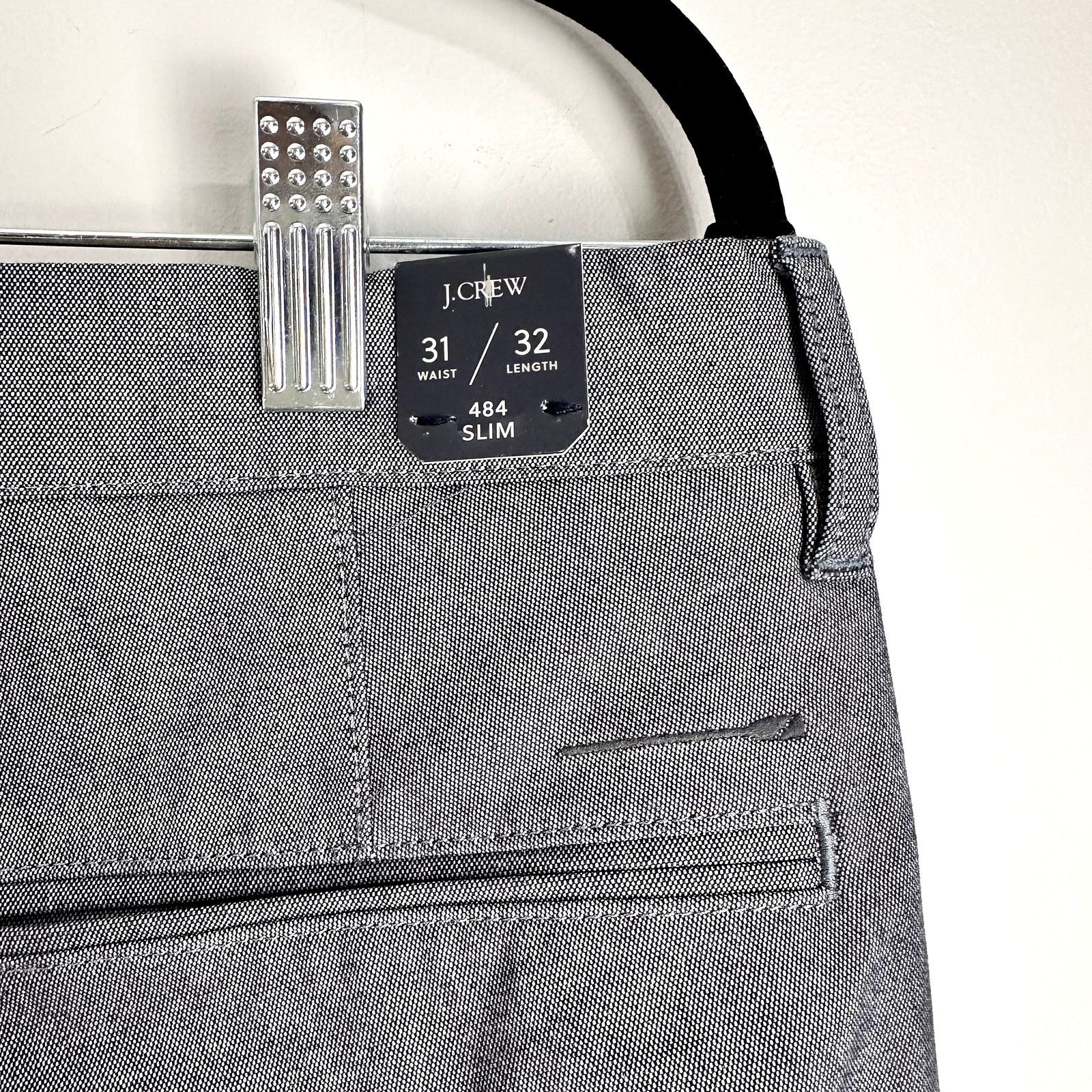 J.Crew J.Crew Men's 484 Slim-fit tech Oxford Work Pant Sz 31x32 NWT Size US 31 - 11 Thumbnail