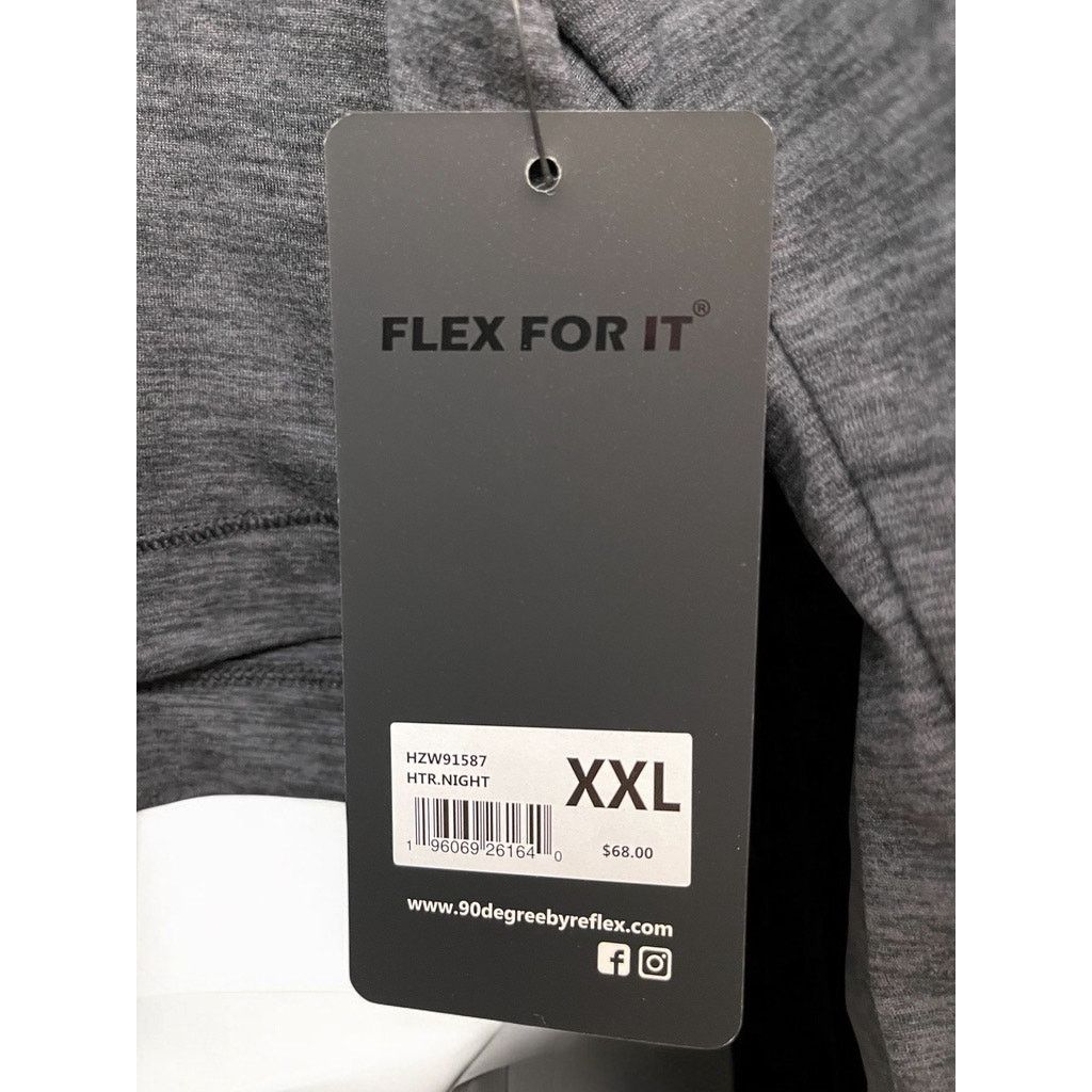 Unknown London Women's New Active Wear Half Jacket Hood Reflex Stretchy XXL Size 3XL / US 20-22 - 3 Thumbnail