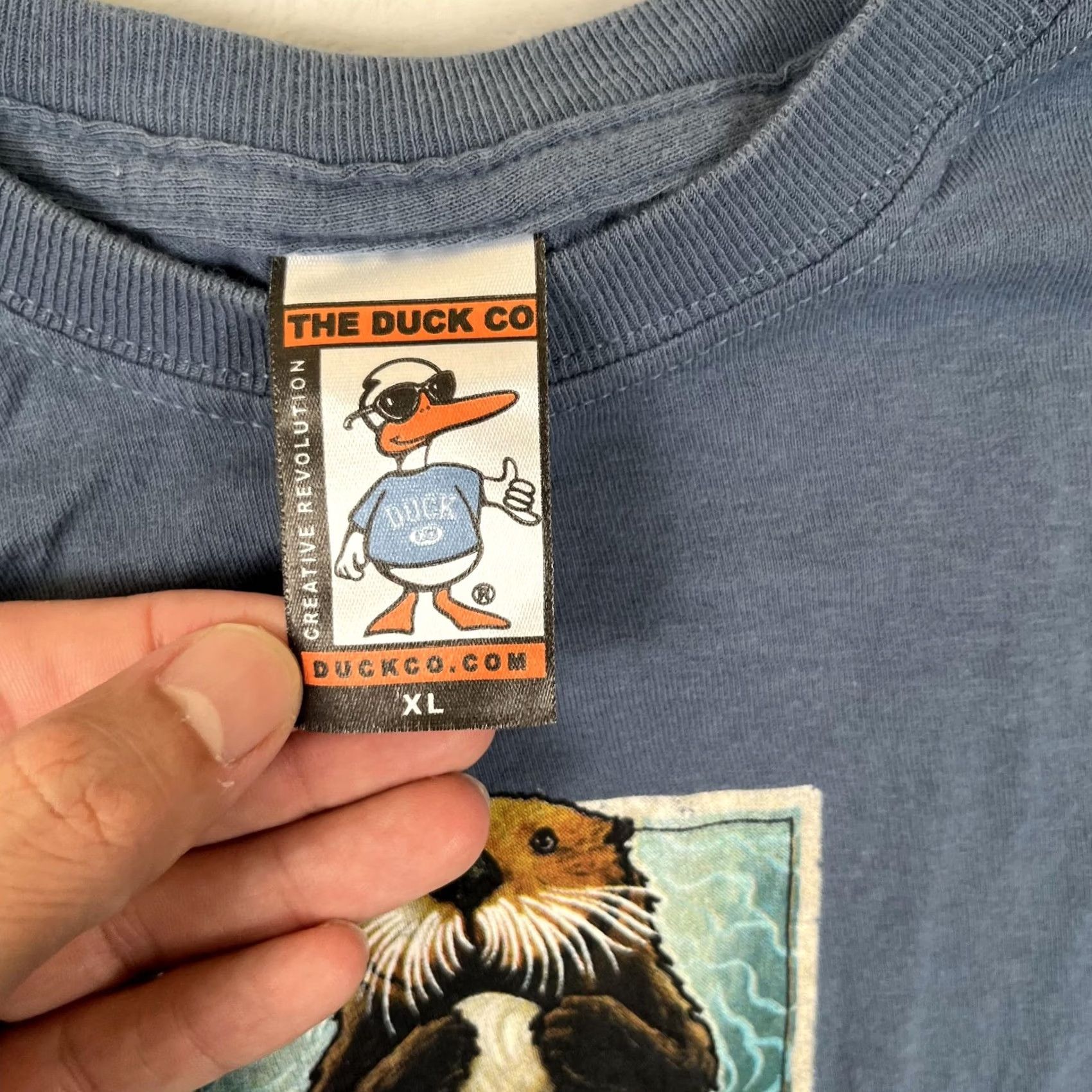 Vintage VINTAGE Monterey California Sea Otter T-Shirt Mens XL Blue Duck Co Graphic Size US XL / EU 56 / 4 - 3 Thumbnail