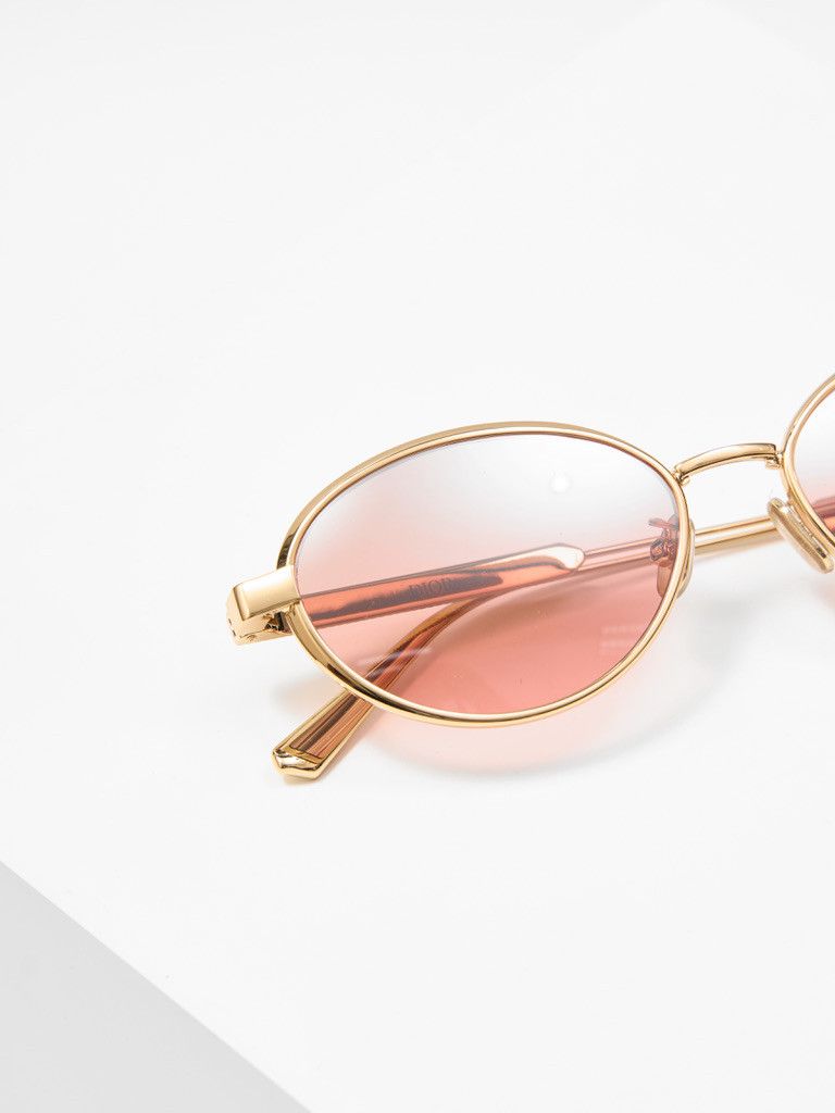Dior Dior DiorCannage R1U Gradient Pink Oval Sunglasses Size ONE SIZE - 4 Thumbnail