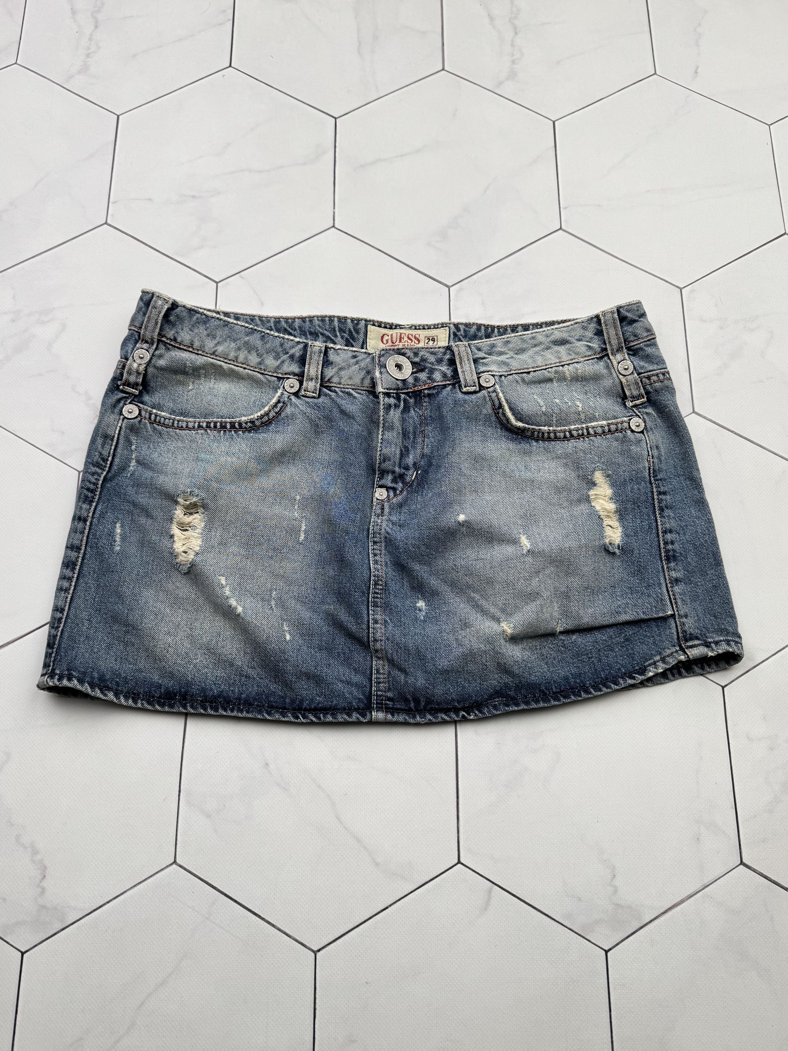 Guess Guess Vintage Mini Skirt (B198) Size 29" - 1 Thumbnail