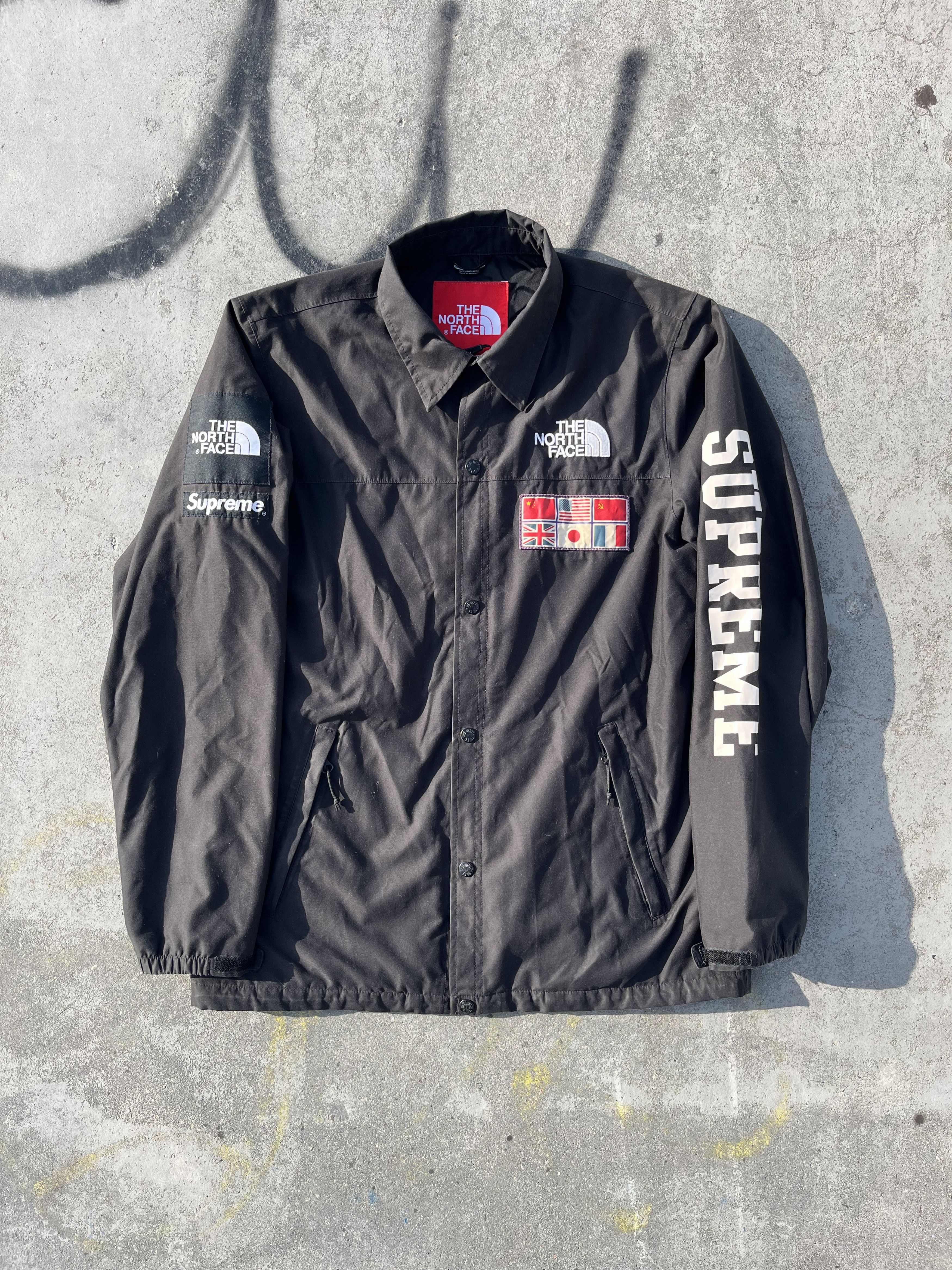 Supreme x The North Face Expedition Jacket Sulphur FW2018