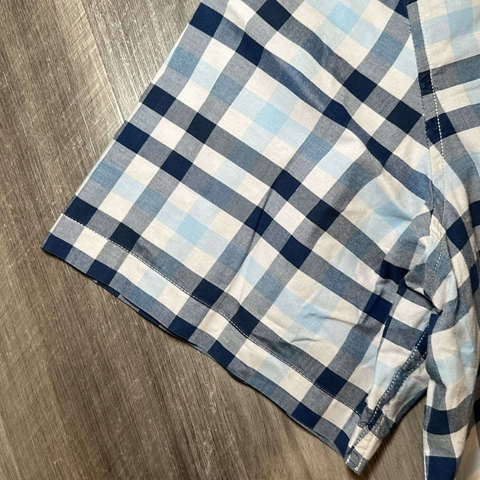 Liz Claiborne Claiborne Stretch Short Sleeve Button Down - 2XL Size US XXL / EU 58 / 5 - 4 Thumbnail