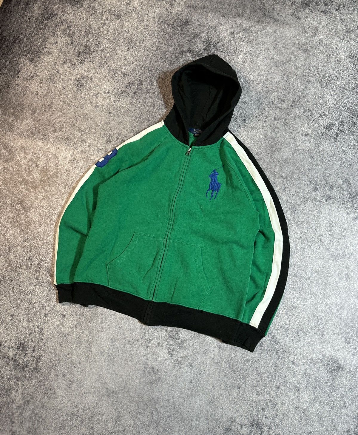 Polo Ralph Lauren Vintage Polo Ralph Lauren 3 Logo Zip Up Hoodie Streetwear S Size US S / EU 44-46 / 1 - 1 Thumbnail