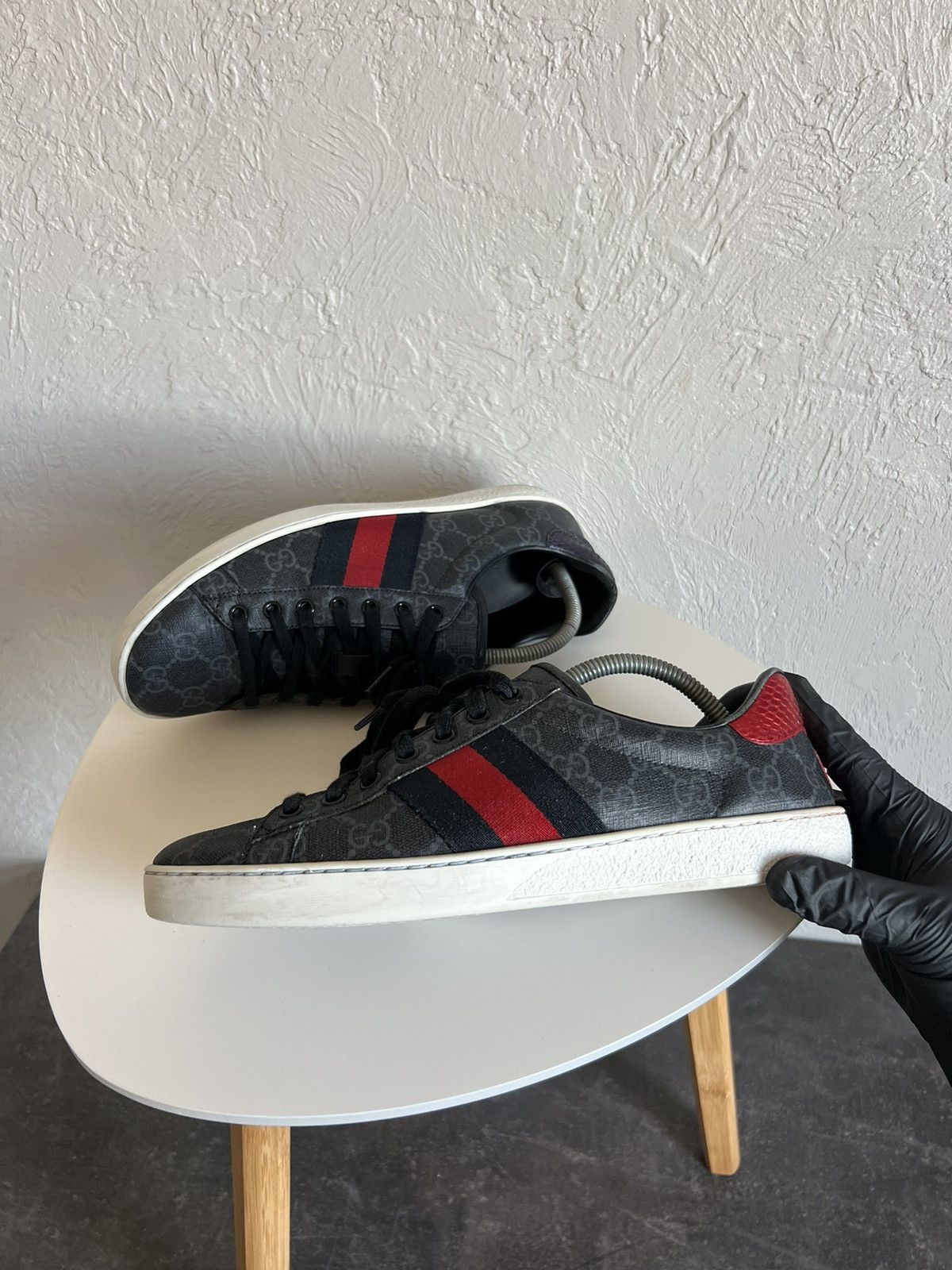 Gucci Gucci Ace GG supreme sneakers Size 7 Size US 7 / EU 40 - 1 Thumbnail