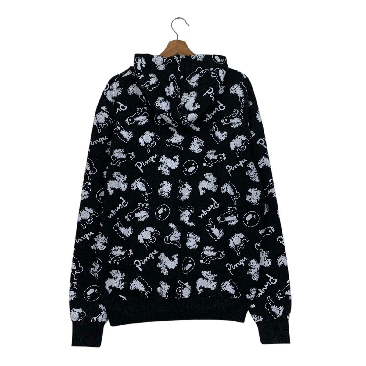 Japanese Brand PINGU All Over Print Pullover Hoodie Sweatshirt #3636-C166 Size US L / EU 52-54 / 3 - 14 Thumbnail