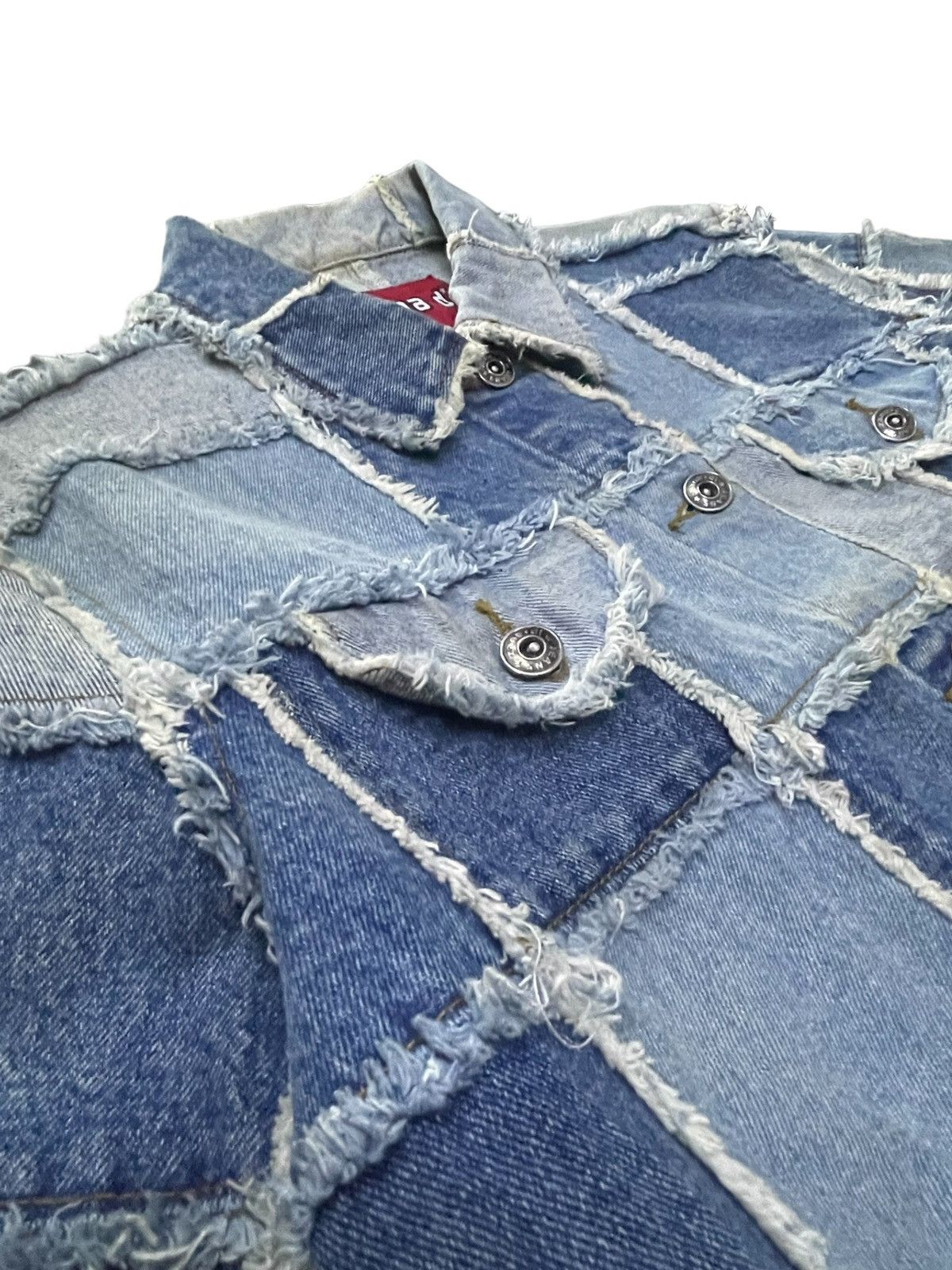 Hysteric Glamour × If Six Was Nine Japanese Zana Di Deconstructed Patchwork Denim Jacket Size M / US 6-8 / IT 42-44 - 6 Thumbnail