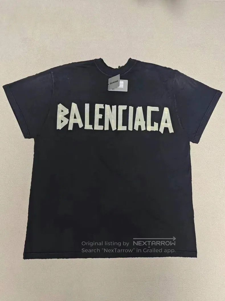 Balenciaga Balenciaga Two-in-one splicing of adhesive tape 3B destroy Size US L / EU 52-54 / 3 - 2 Thumbnail
