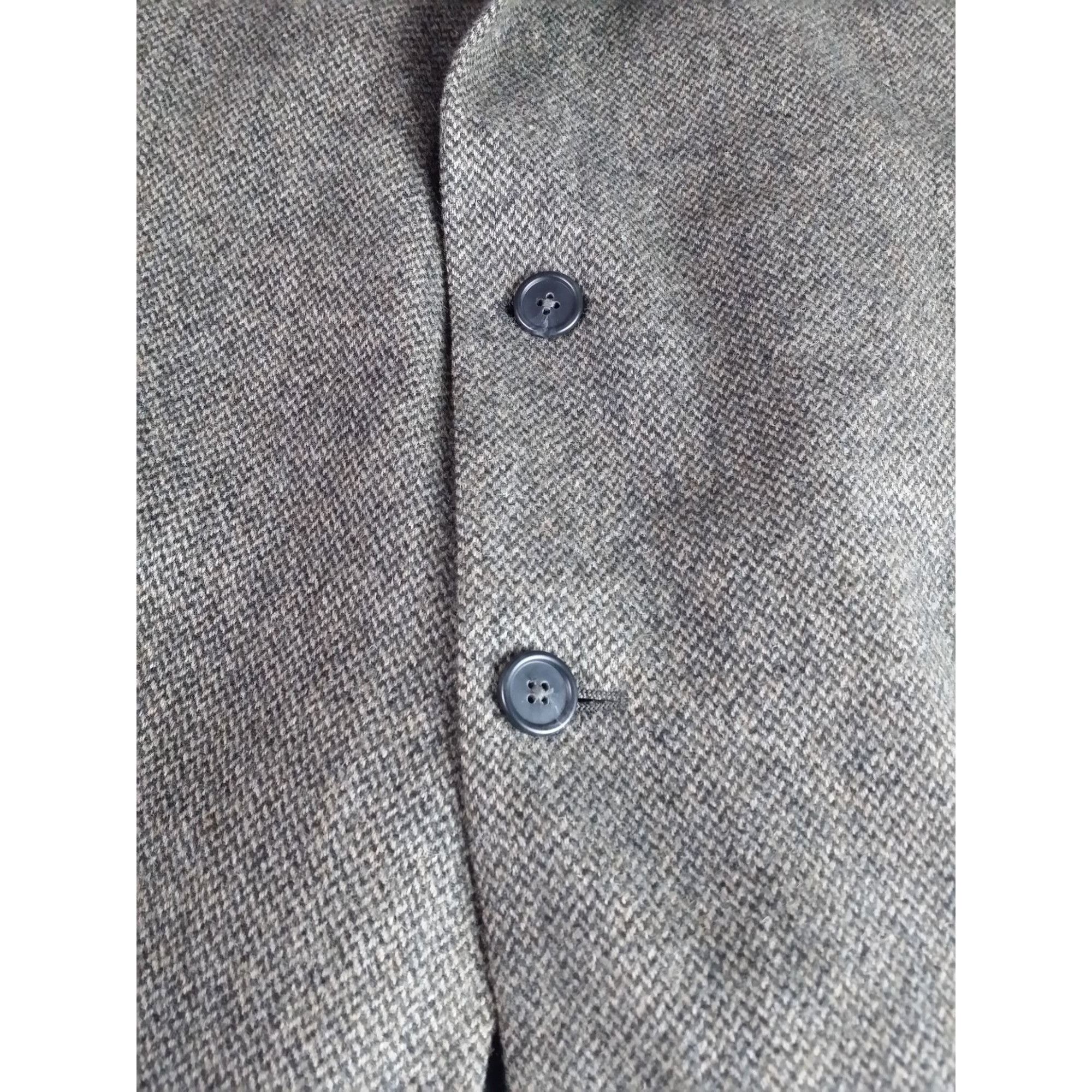 Jos. A. Bank Jos. A. Bank Camel Hair Blazer Men Sz 42R 2 Button Gray Work Size 42R - 10 Thumbnail