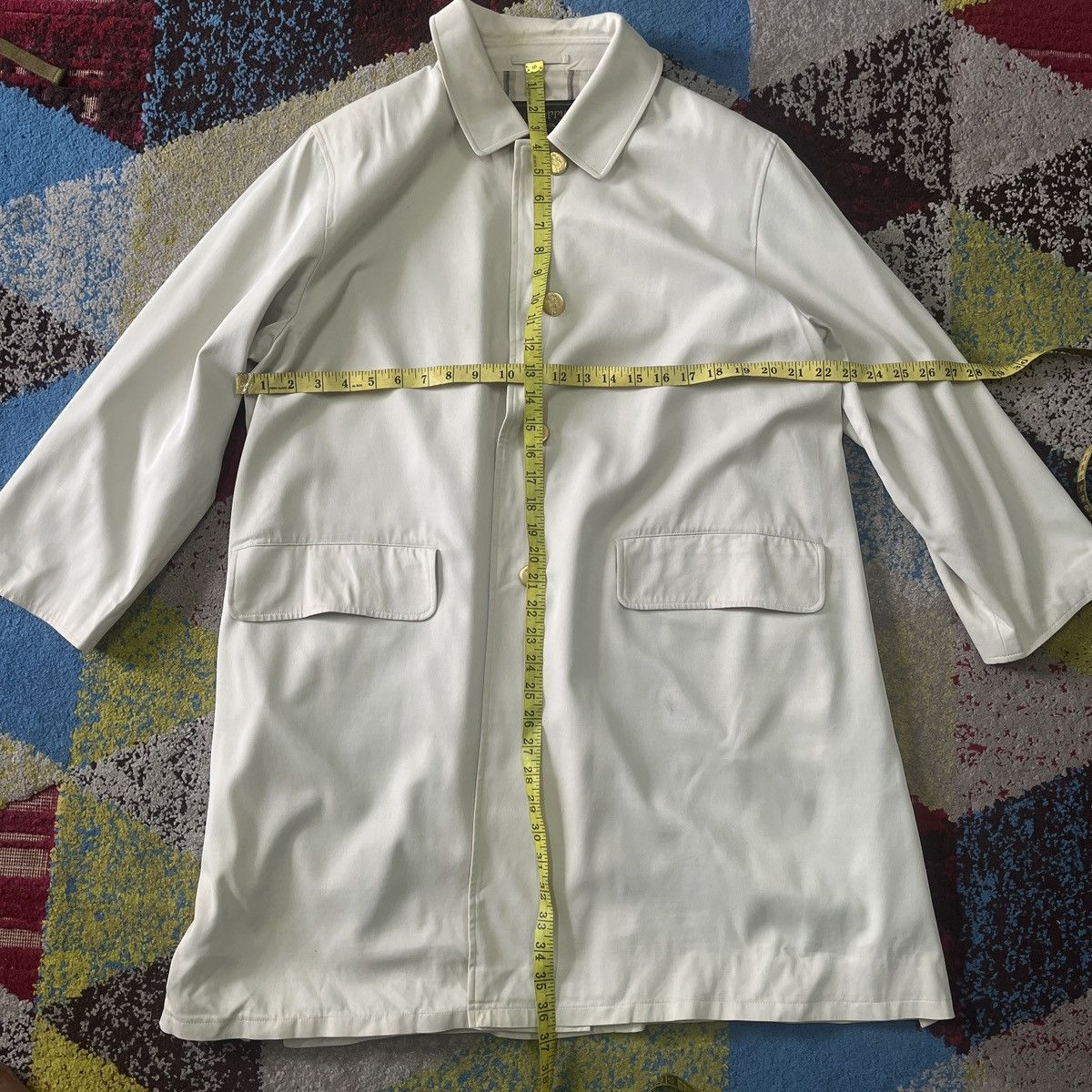Vintage 1980s Burberrys Parka Long Jacket