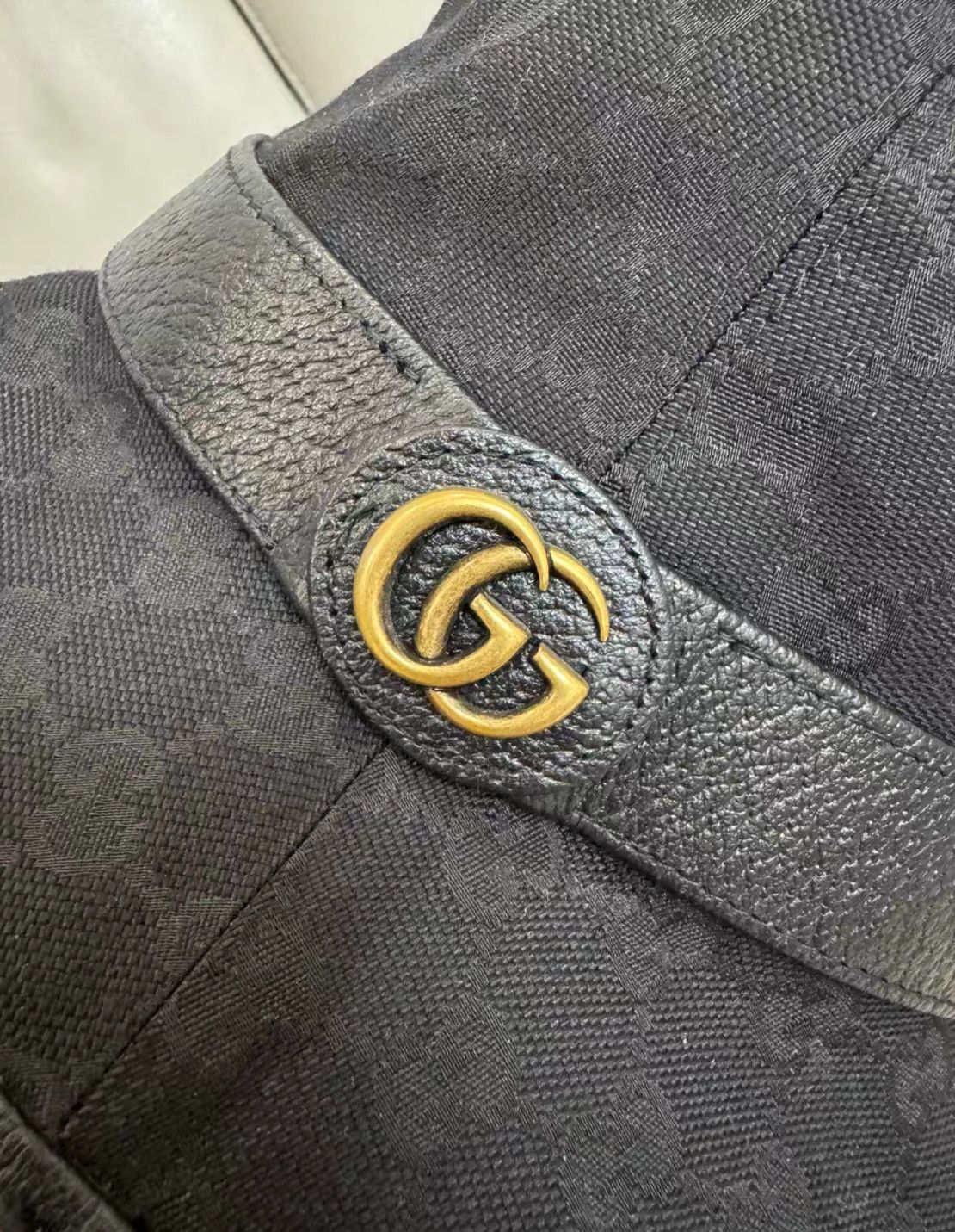 Gucci gucci black bucket hat with gold logo-2507 Size ONE SIZE - 7 Thumbnail