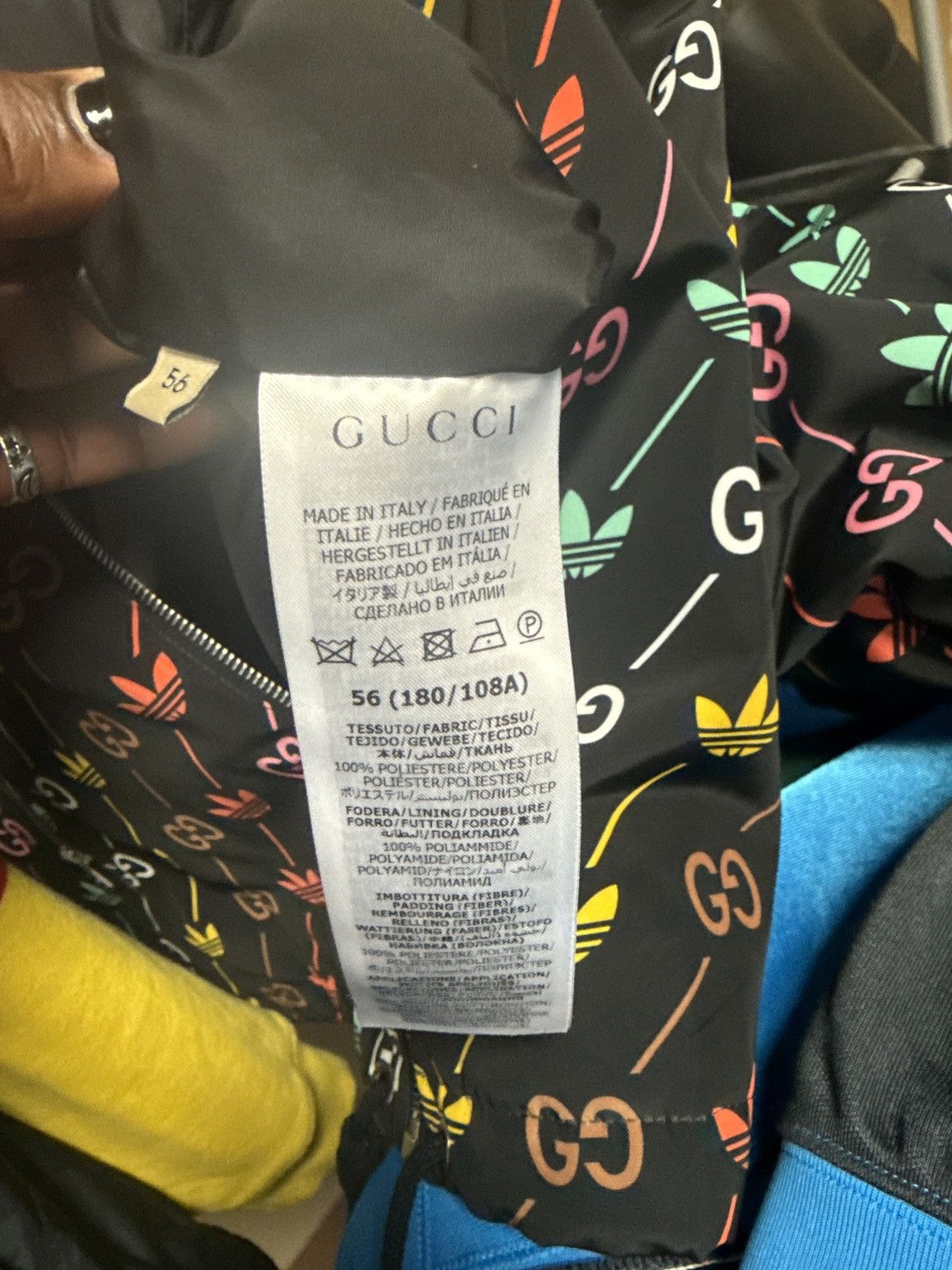 Adidas × Gucci Gucci Adidas Gg Trefoil Jacket Size US XL / EU 56 / 4 - 6 Thumbnail