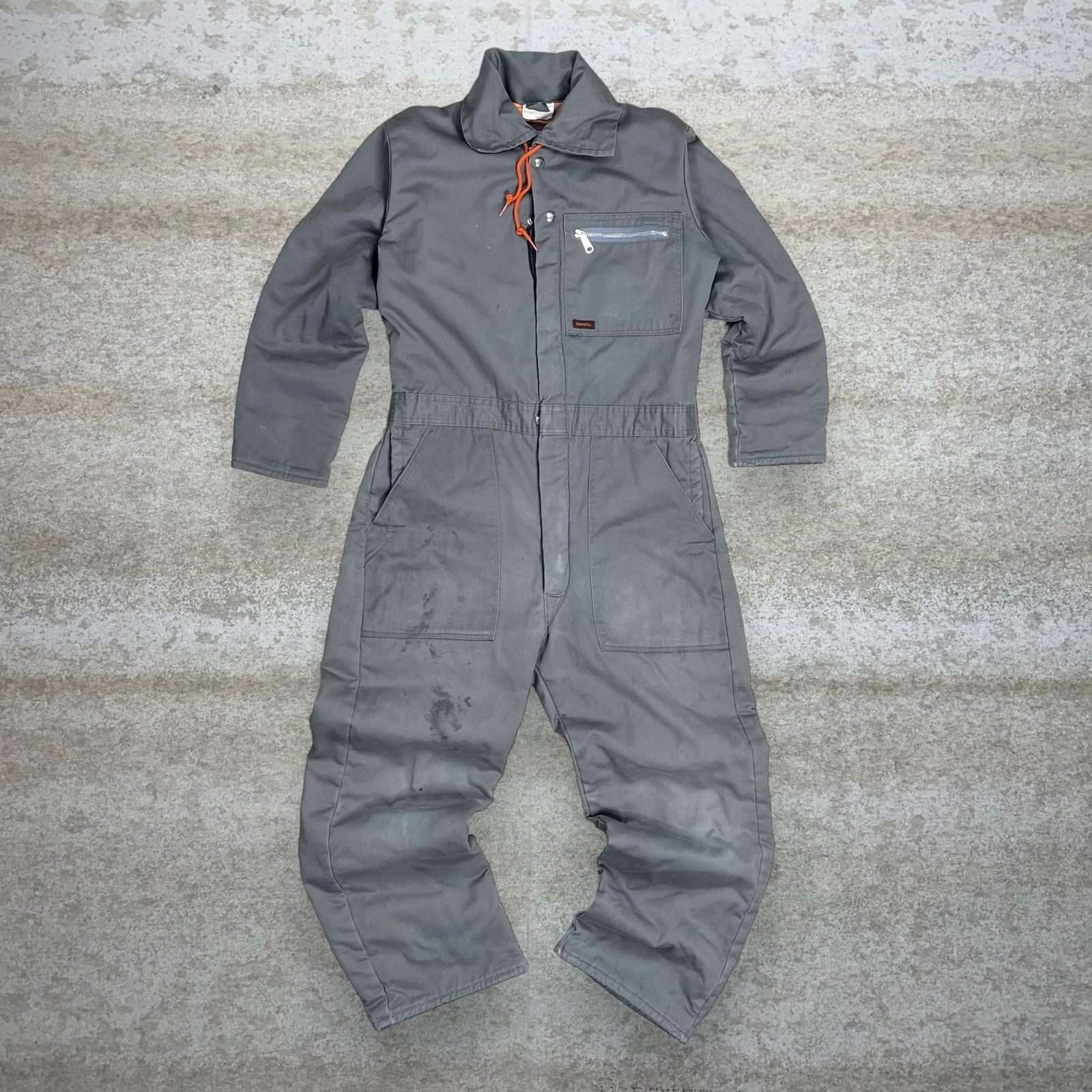 image of Crazy Vintage 90's Canadian Caribou Coveralls Grey Small, Men's (Size 36)