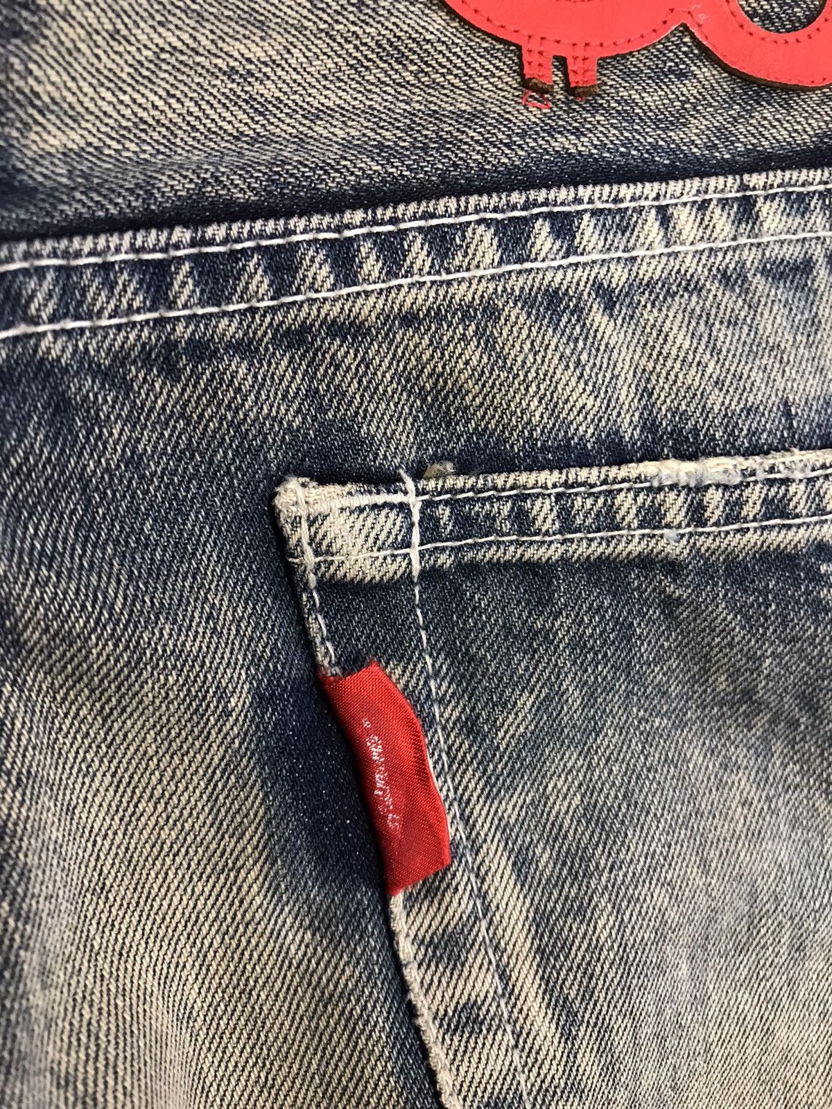 Japanese Brand Vtg Swagger Light Wash The Back Side Logo Money Jeans Size US 34 / EU 50 - 14 Thumbnail
