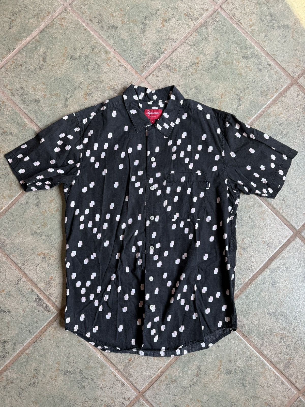Supreme 2013 Squares button up shirt Size US S / EU 44-46 / 1 - 1 Thumbnail