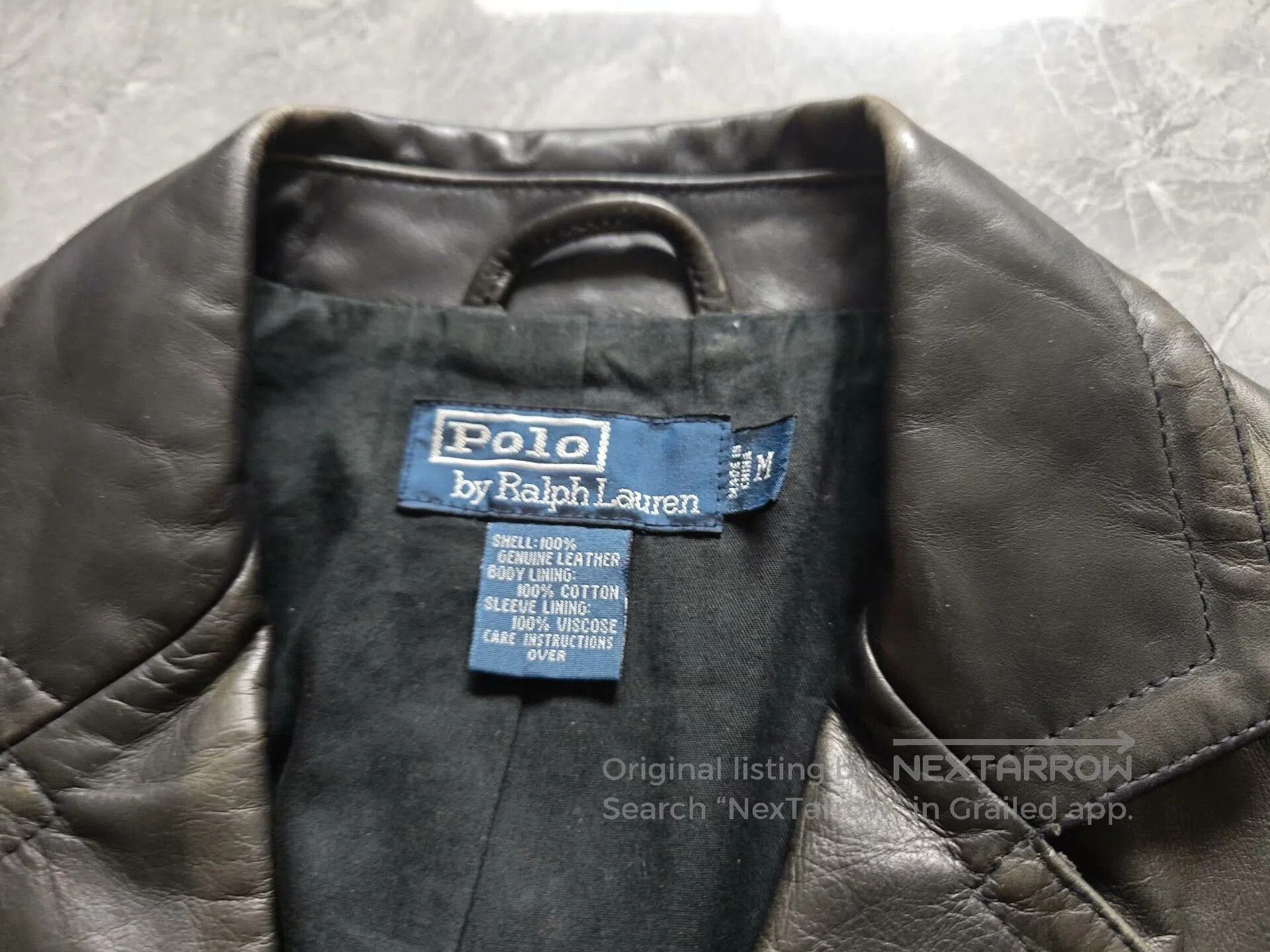 Polo Ralph Lauren soft black leather jacket by polo ralph lauren. Size US M / EU 48-50 / 2 - 4 Thumbnail
