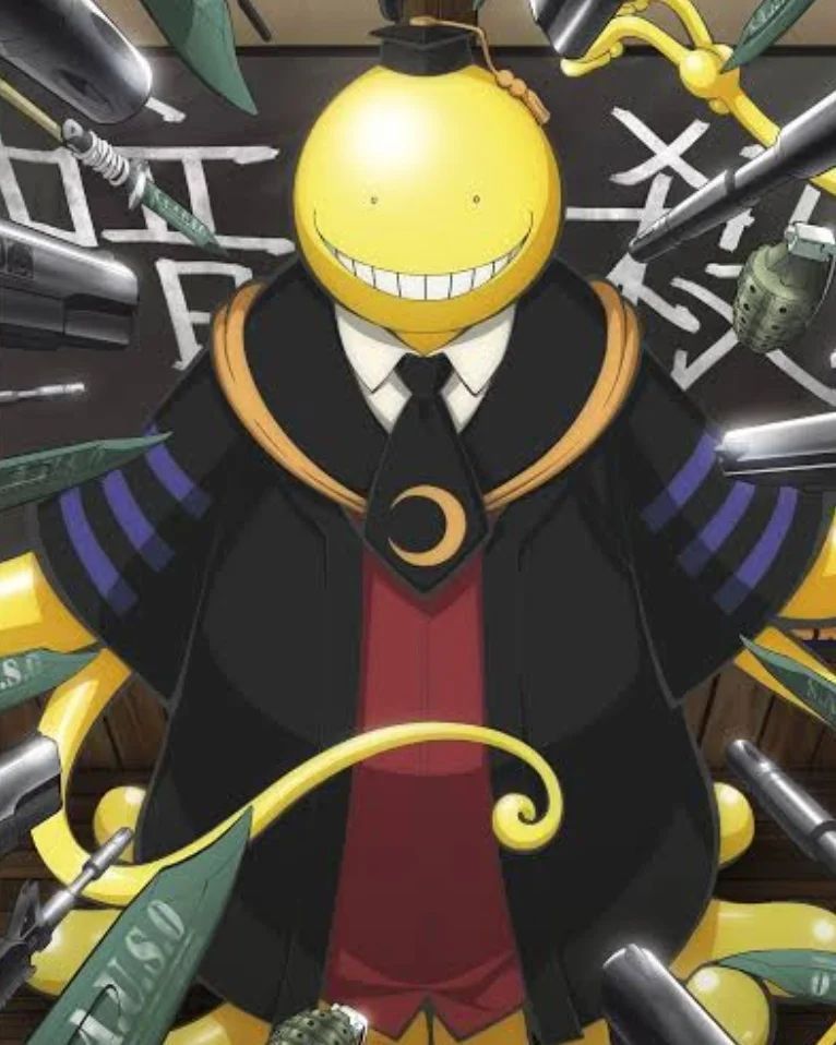 Anime × Japanese Brand Assassination Classroom Koro Sensei Anime Tees Size US M / EU 48-50 / 2 - 5 Thumbnail