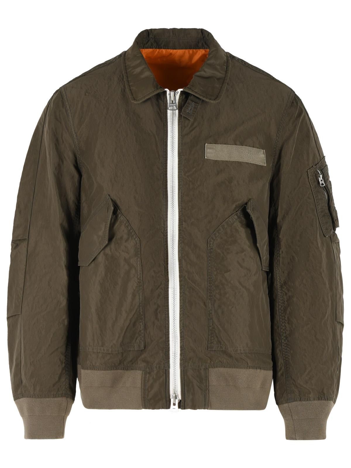 Sacai SACAI Green Nylon Jacket Size US L / EU 52-54 / 3 - 1 Thumbnail