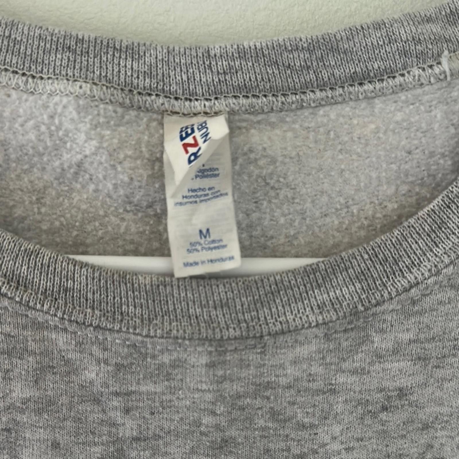 Jerzees Jerzees Gray Crewneck Sweater with Minimalist Design Size M / US 6-8 / IT 42-44 - 2 Thumbnail
