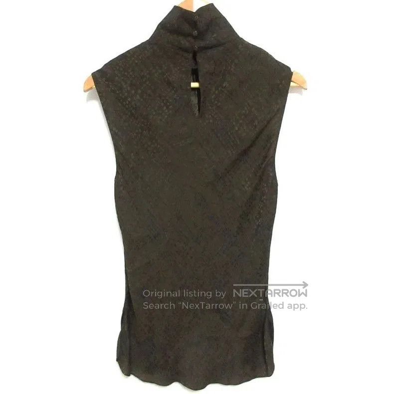 Hermes Hermes Silk High Neck Sleeveless Top. Size US M / EU 48-50 / 2 - 2 Thumbnail