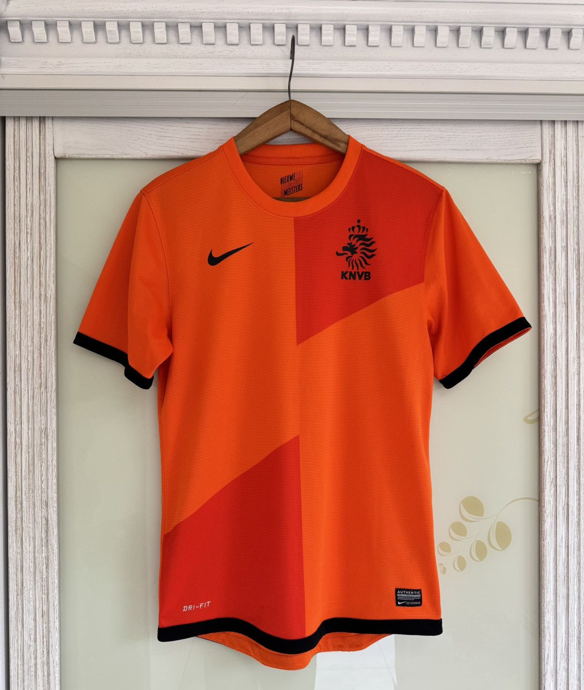 Nike Netherlands 2012-2013 Home Soccer Jersey Football Kit Shirt Size US S / EU 44-46 / 1 - 1 Thumbnail