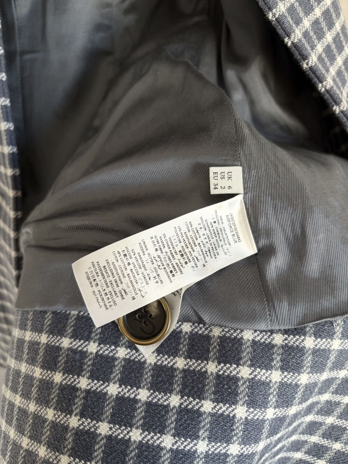 JW Anderson JW Anderson Wool Plaid Blazer Size XS / US 0-2 / IT 36-38 - 4 Thumbnail