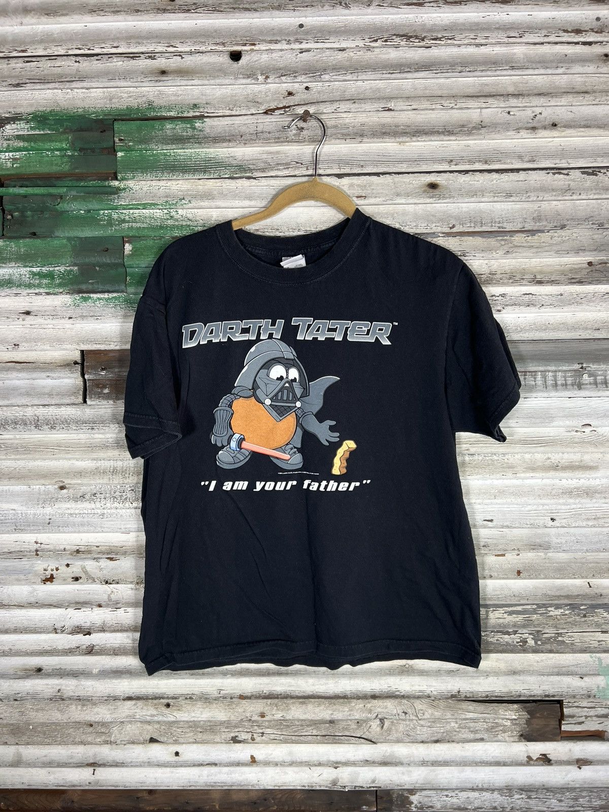 Vintage Vintage Darth Tater Shirt Size US L / EU 52-54 / 3 - 1 Thumbnail