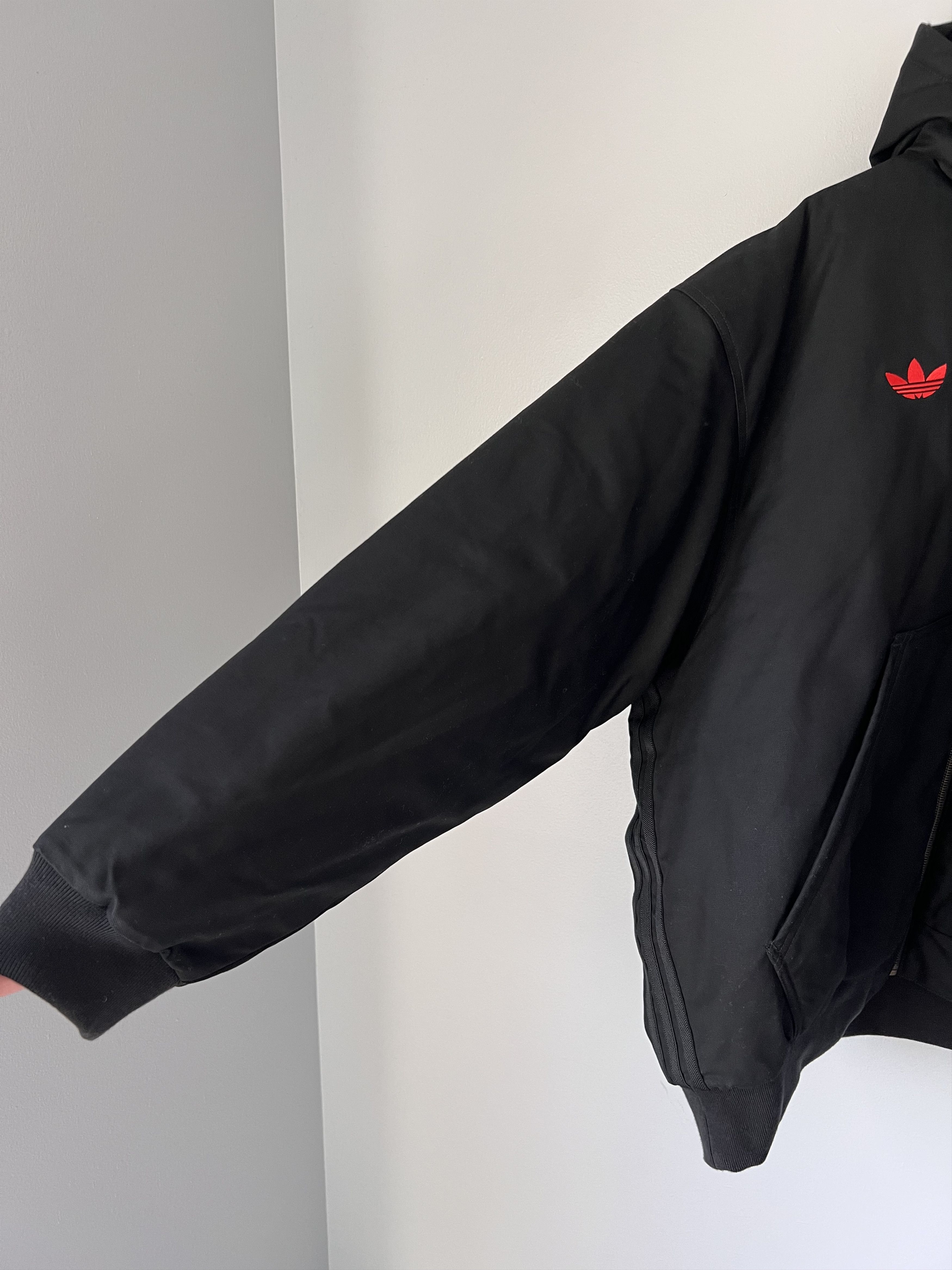 100 Thieves × Adidas 100 Thieves Adidas Hooded Work Jacket in Black Size US XXL / EU 58 / 5 - 3 Thumbnail