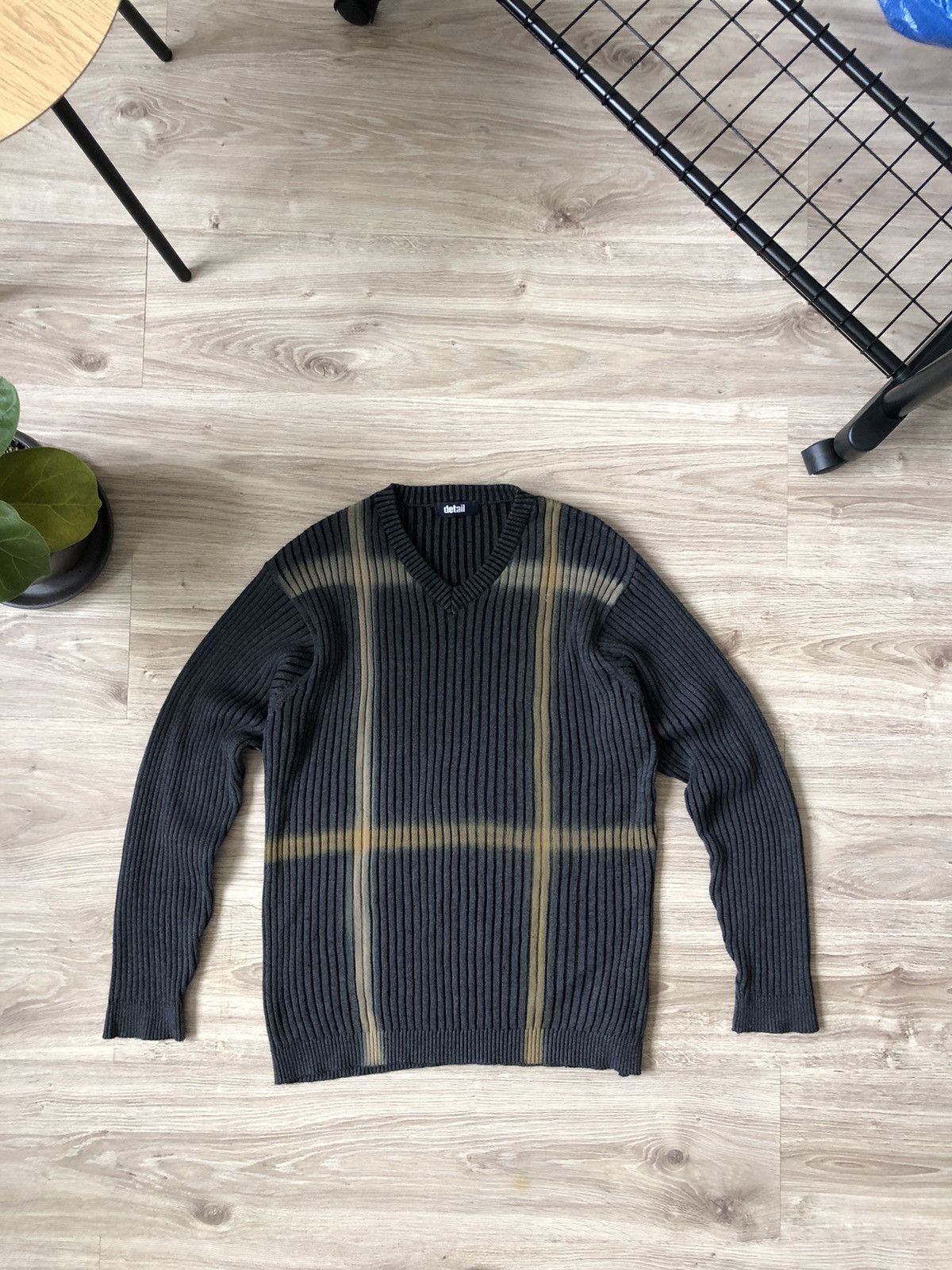 Japanese Brand × Vintage Vintage Y2K Japanese Style Striped Printed Sweater Size US M / EU 48-50 / 2 - 2 Thumbnail