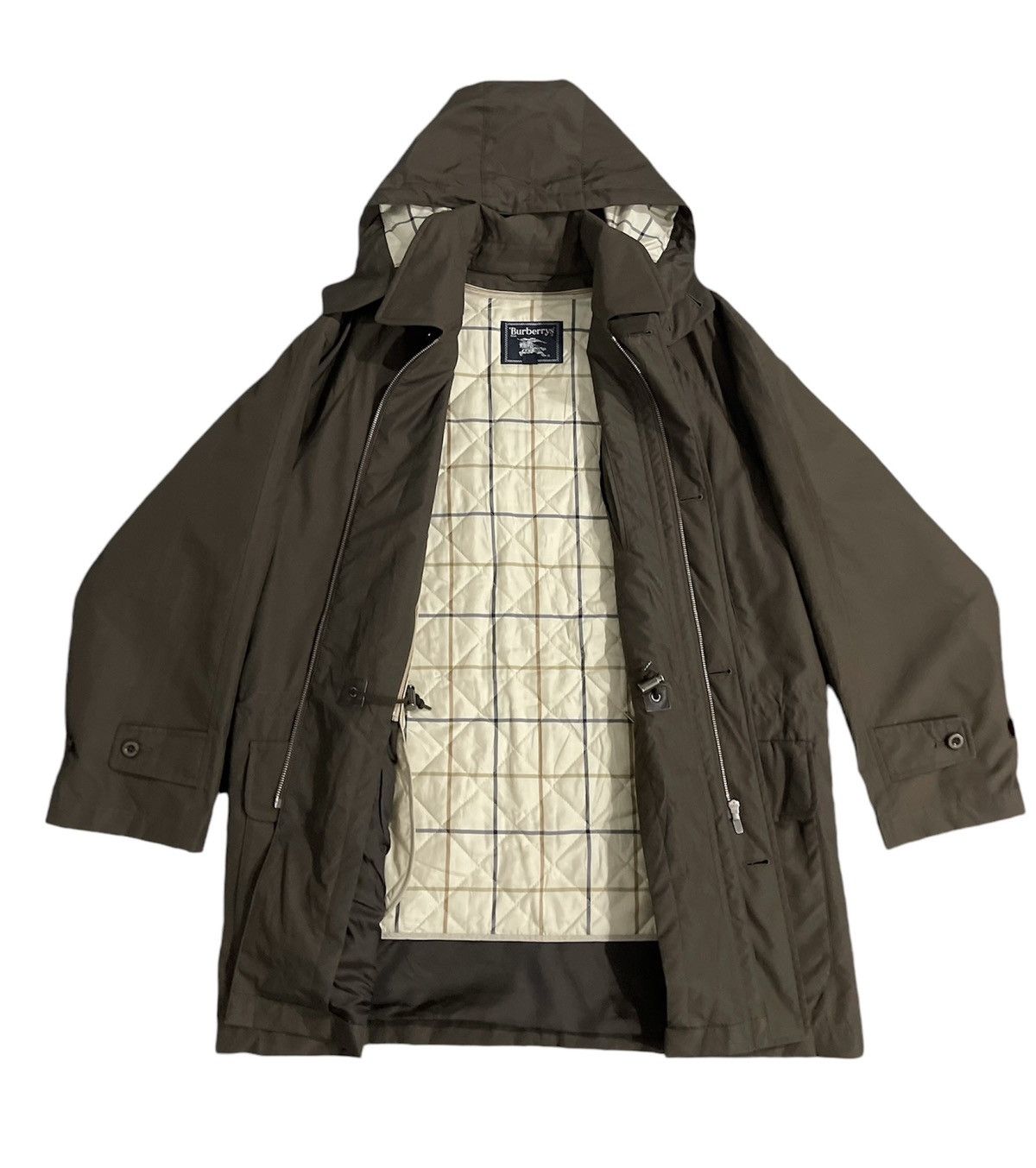 Burberry Vintage Burberrys Hoodie Long Jacket Size US XL / EU 56 / 4 - 1 Thumbnail