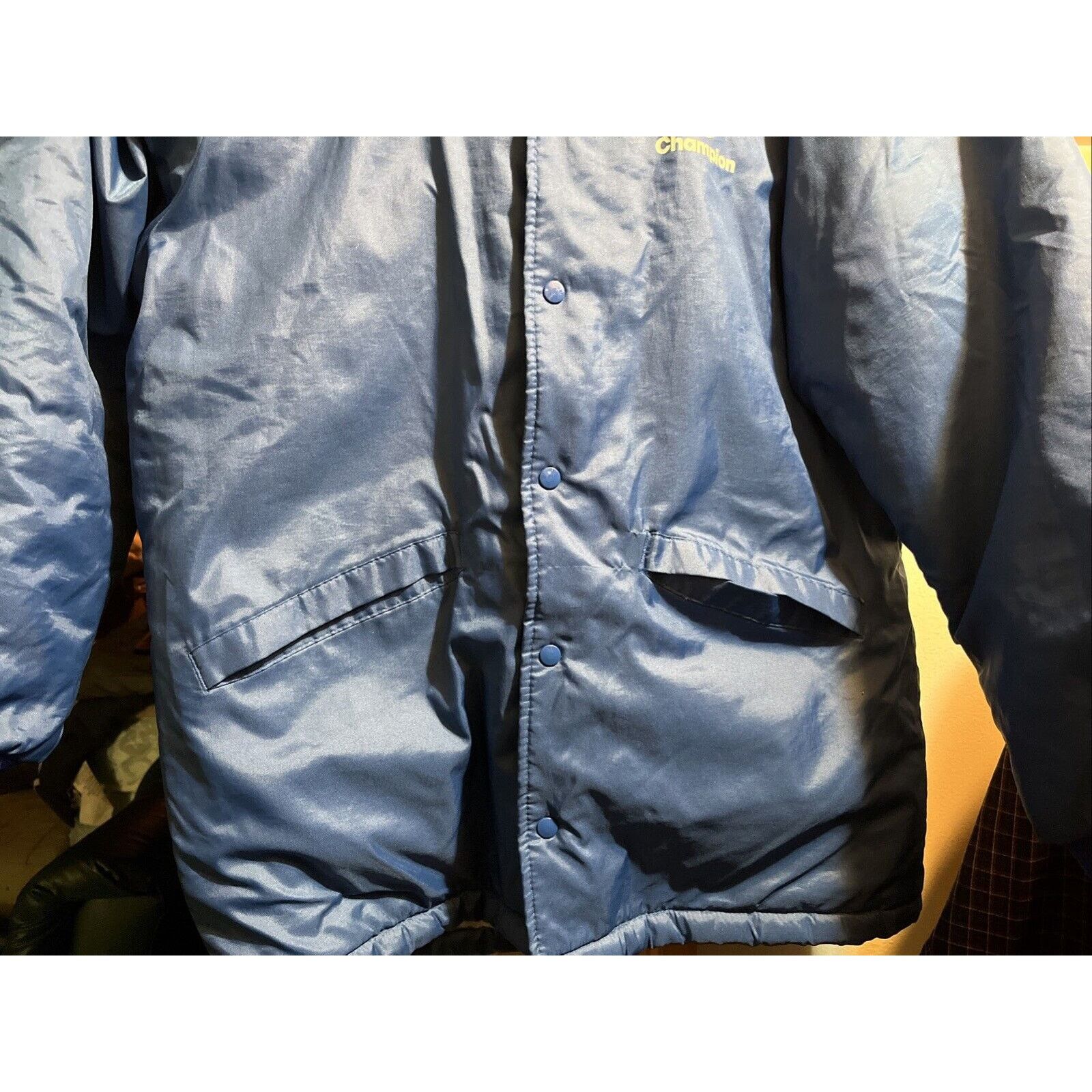 Dunbrooke VTG Dunbrooke Jacket Mens 0-M-42 Blue Champion Sherpa Button Size US M / EU 48-50 / 2 - 7 Thumbnail