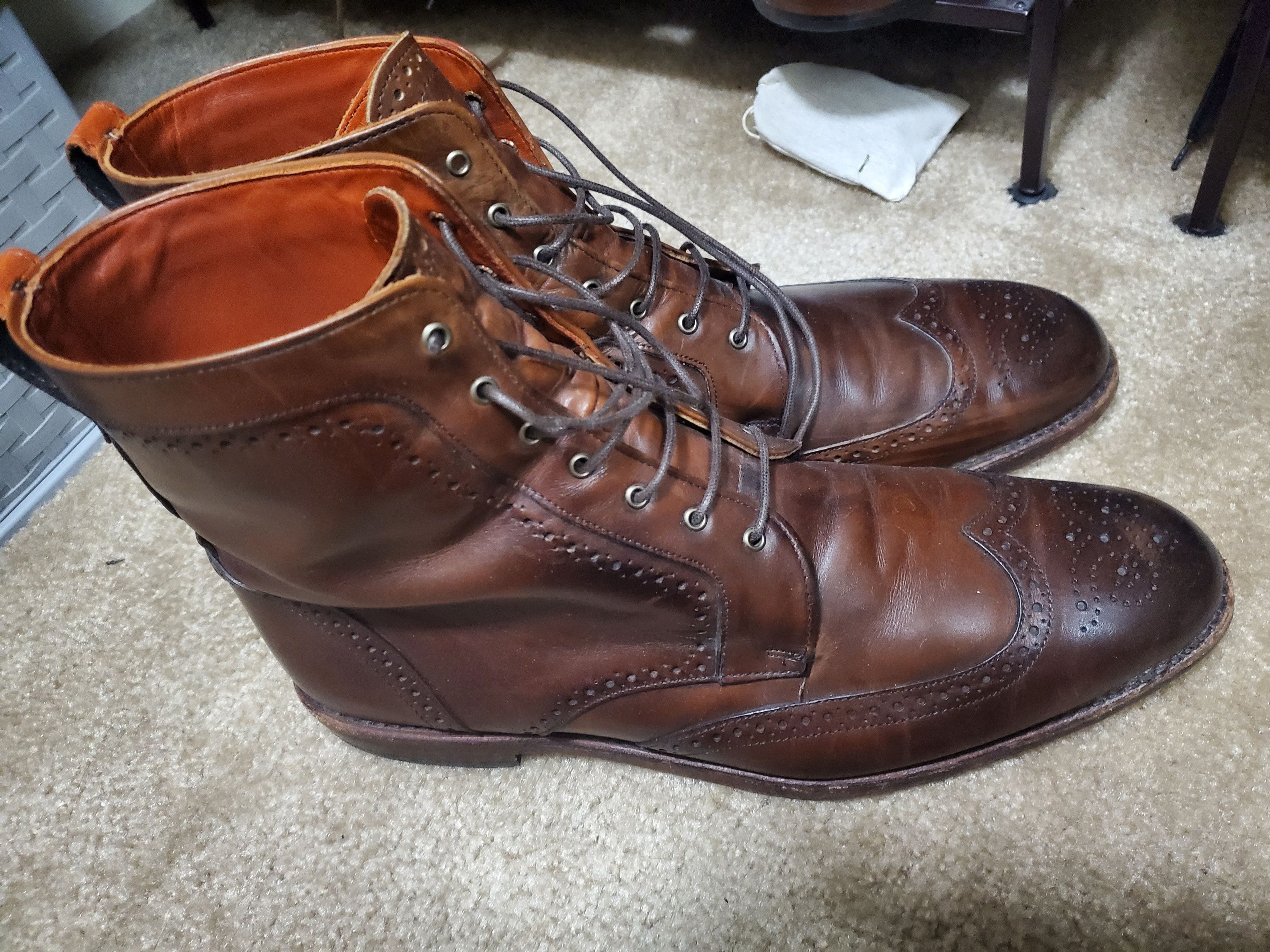 Allen Edmonds Dalton Wingtip Chili Grailed