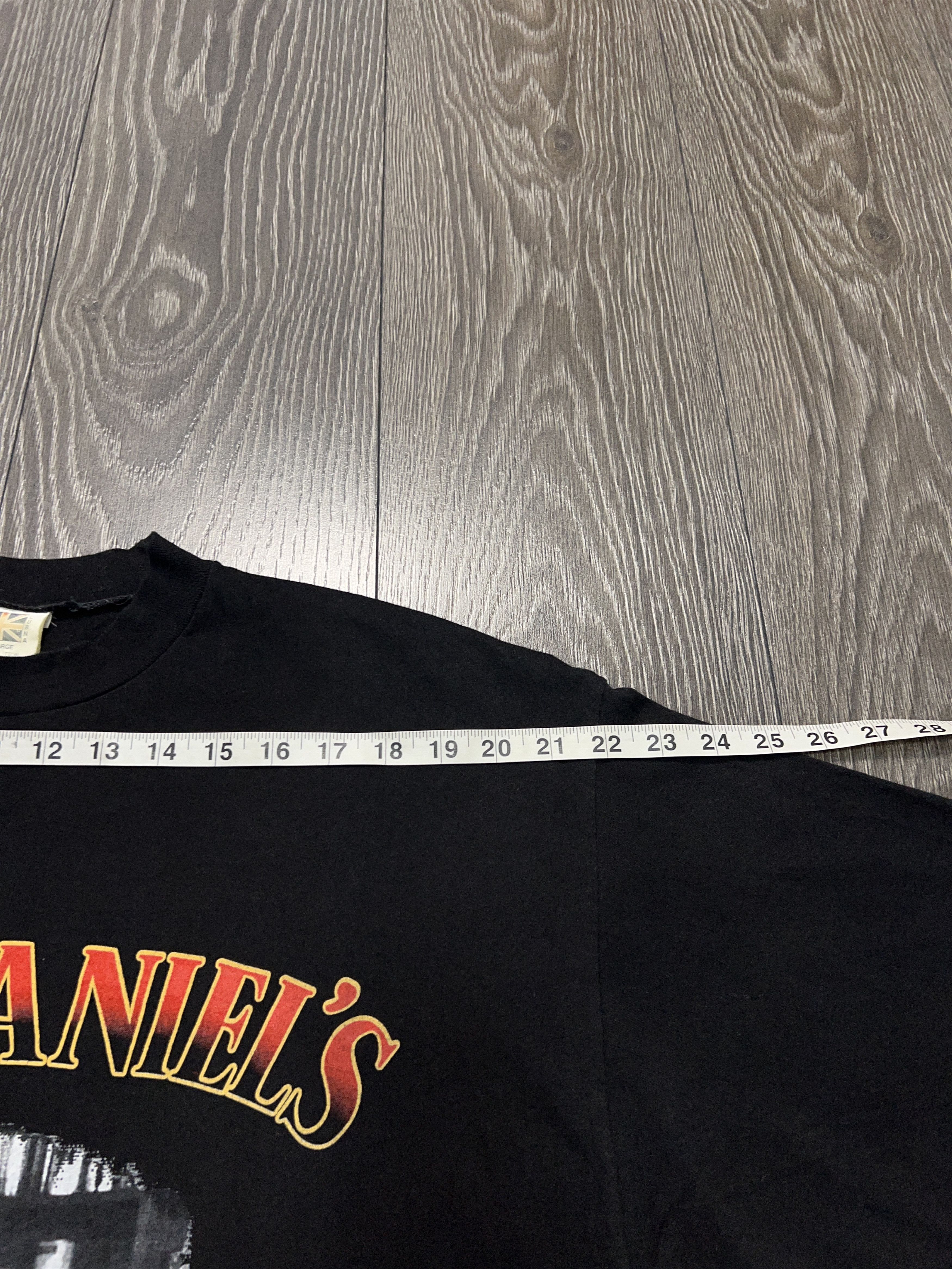 Vintage Jack Daniels Whiskey Big Logo Single Stitch T Shirt Tee Size Size US XL / EU 56 / 4 - 5 Thumbnail