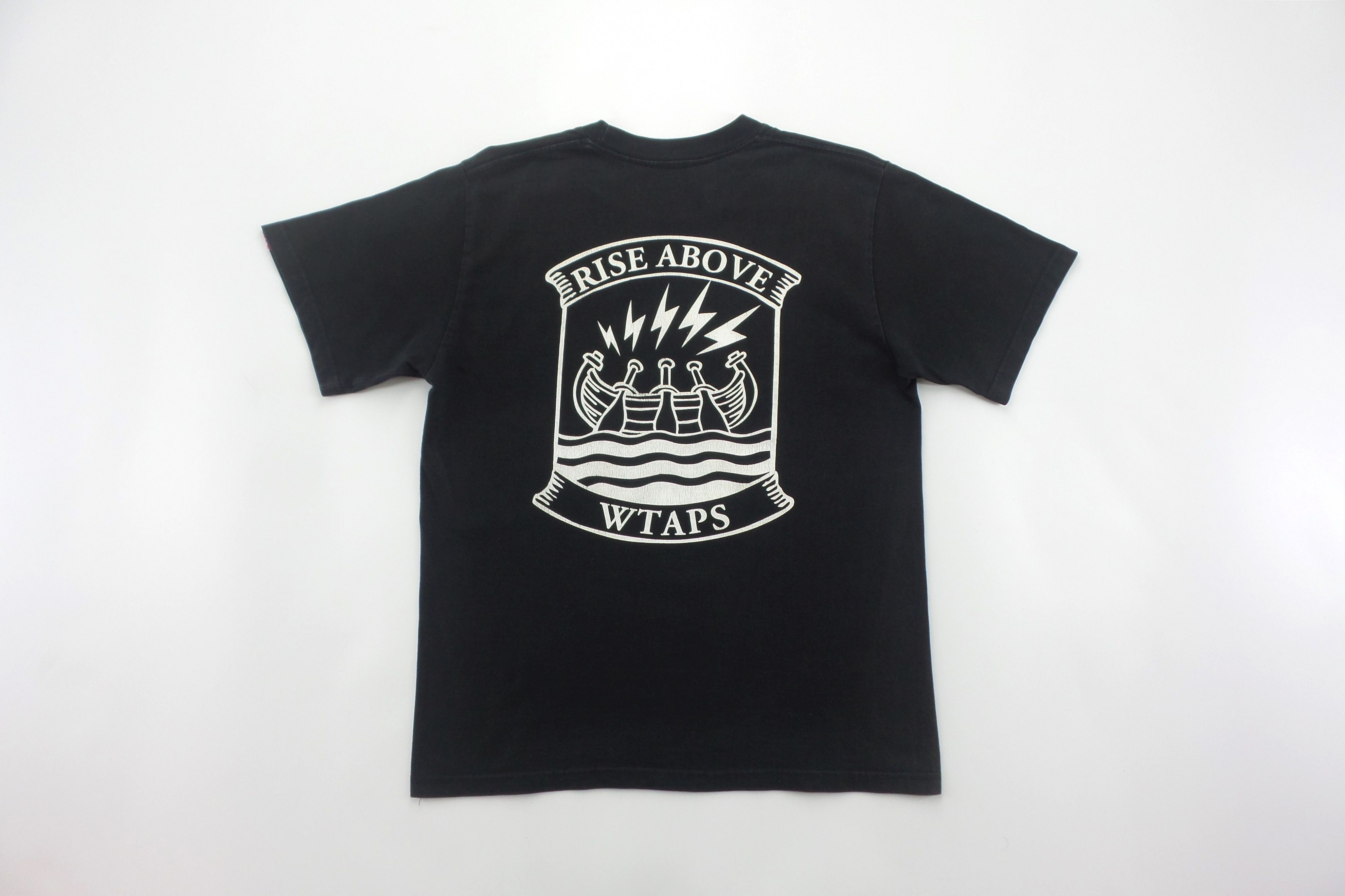 Japanese Brand DISTRESSED WTAPS 'Rise Above' T-shirts Size US M / EU 48-50 / 2 - 12 Thumbnail