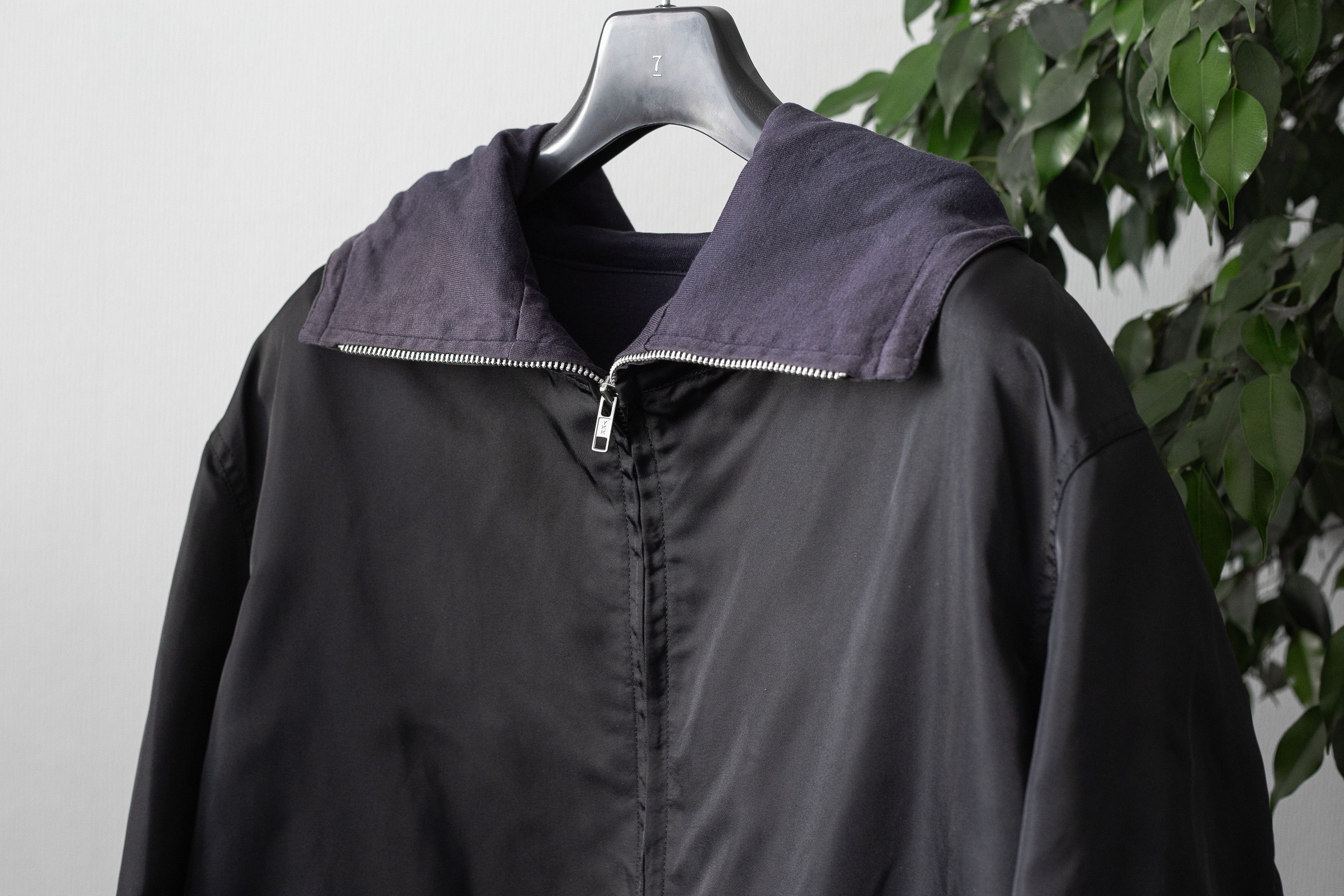 Yohji Yamamoto nylon hooded jacket Size US M / EU 48-50 / 2 - 3 Thumbnail