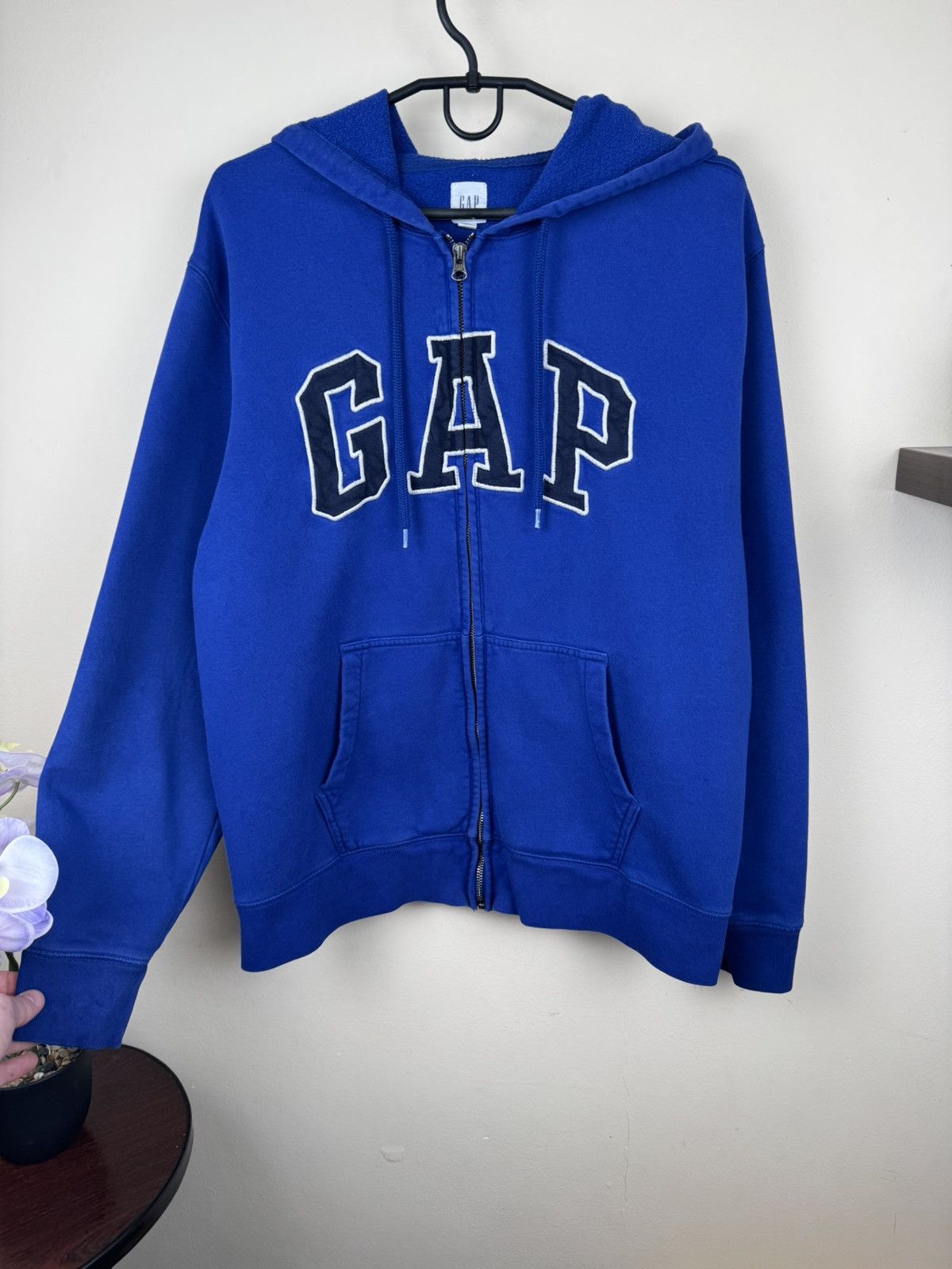 Gap Gap T shirt Blue L Hoodie Full Zip Casual Streetwear Size US L / EU 52-54 / 3 - 11 Thumbnail