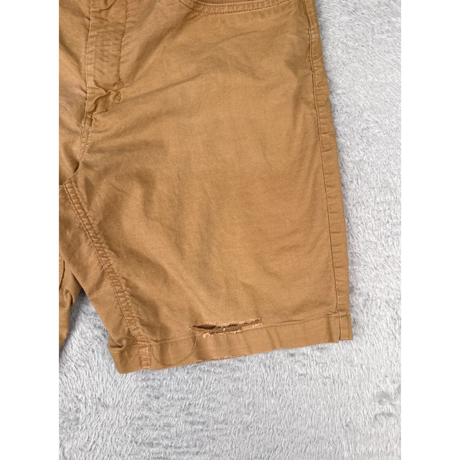 The North Face VINTAGE The North Face Shorts Men 34 Brown Chino 100% Cotton Twill Hiking Casual Outdoor 90s Mens Size US 34 / EU 50 - 2 Thumbnail