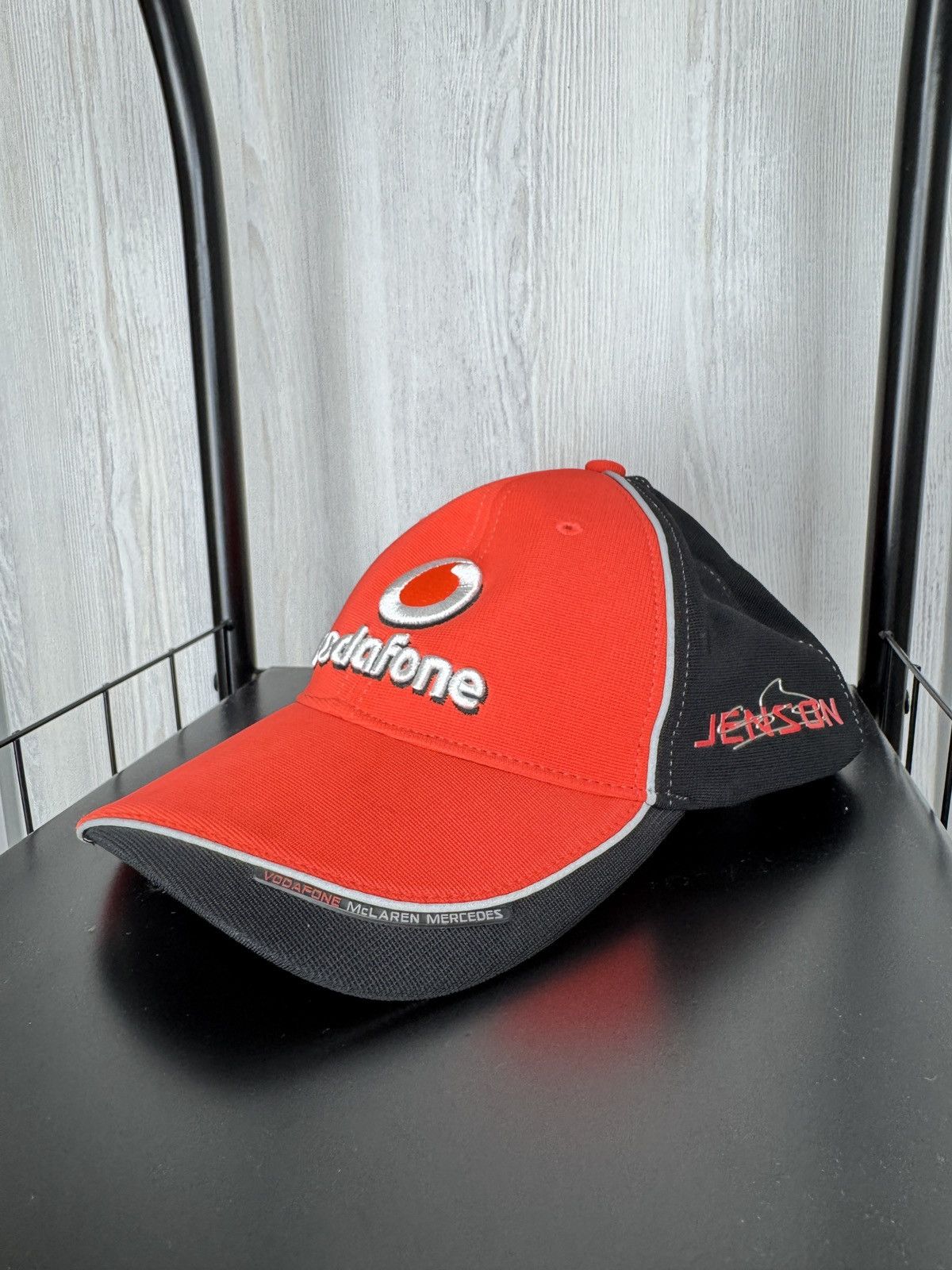 Mercedes-Benz Vodafone McLaren Mercedes F1 Jenson Button Racing Cap Size ONE SIZE - 2 Thumbnail