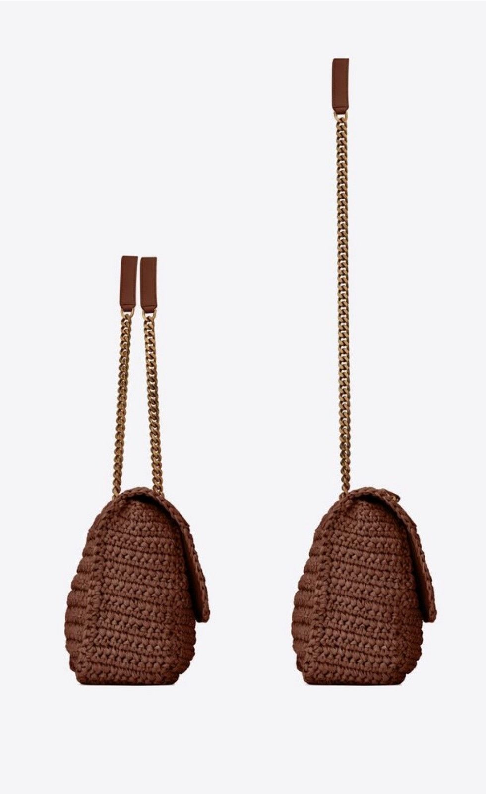 Saint Laurent Paris o1b1hav110724 Size: OS / Niki Medium Chain Bag in Brown Size ONE SIZE - 3 Thumbnail