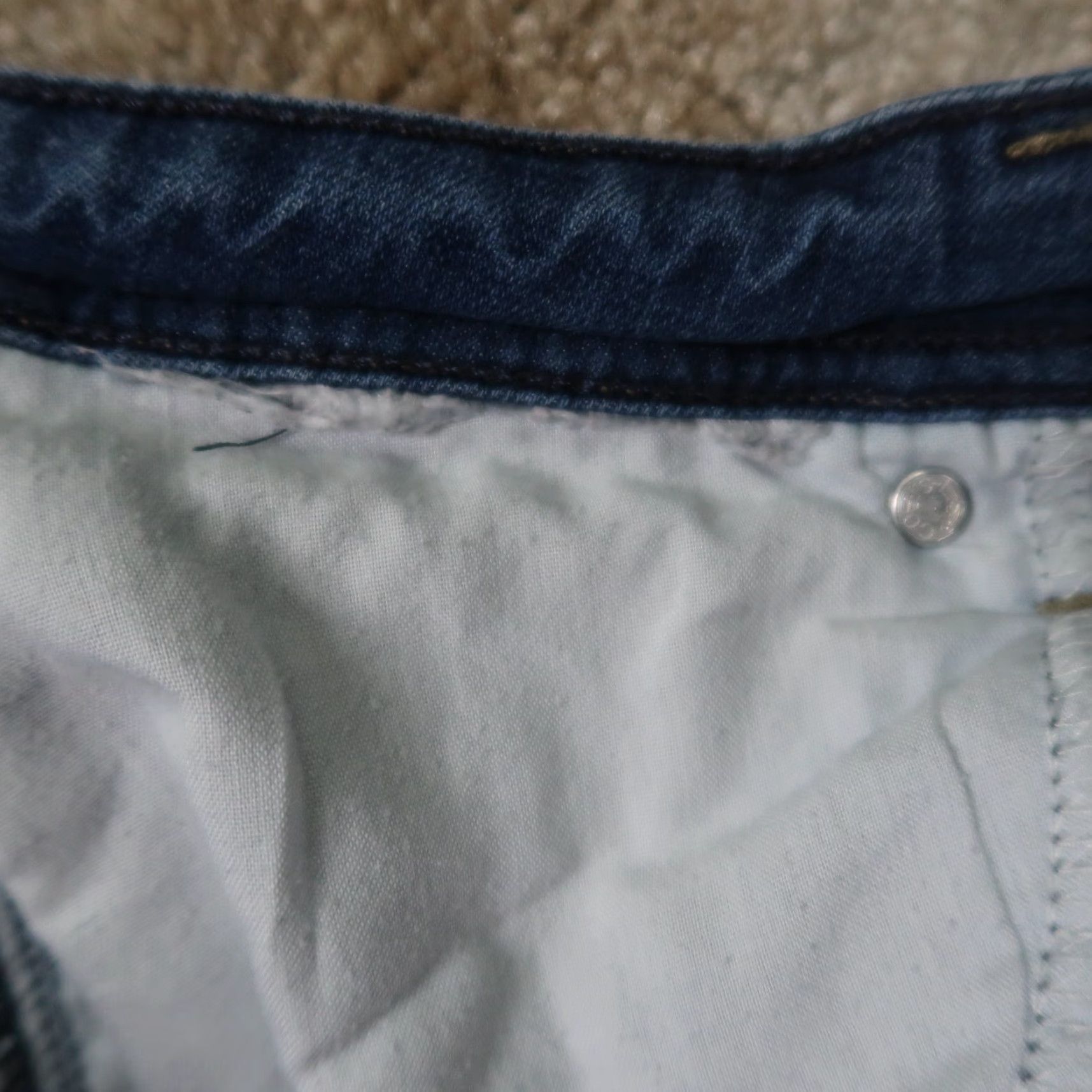 Levi's Levi's Jeans Womens 30x31 Mid Rise Straight Leg Blue Stretch Denim Size 30" / US 8 / IT 44 - 4 Thumbnail