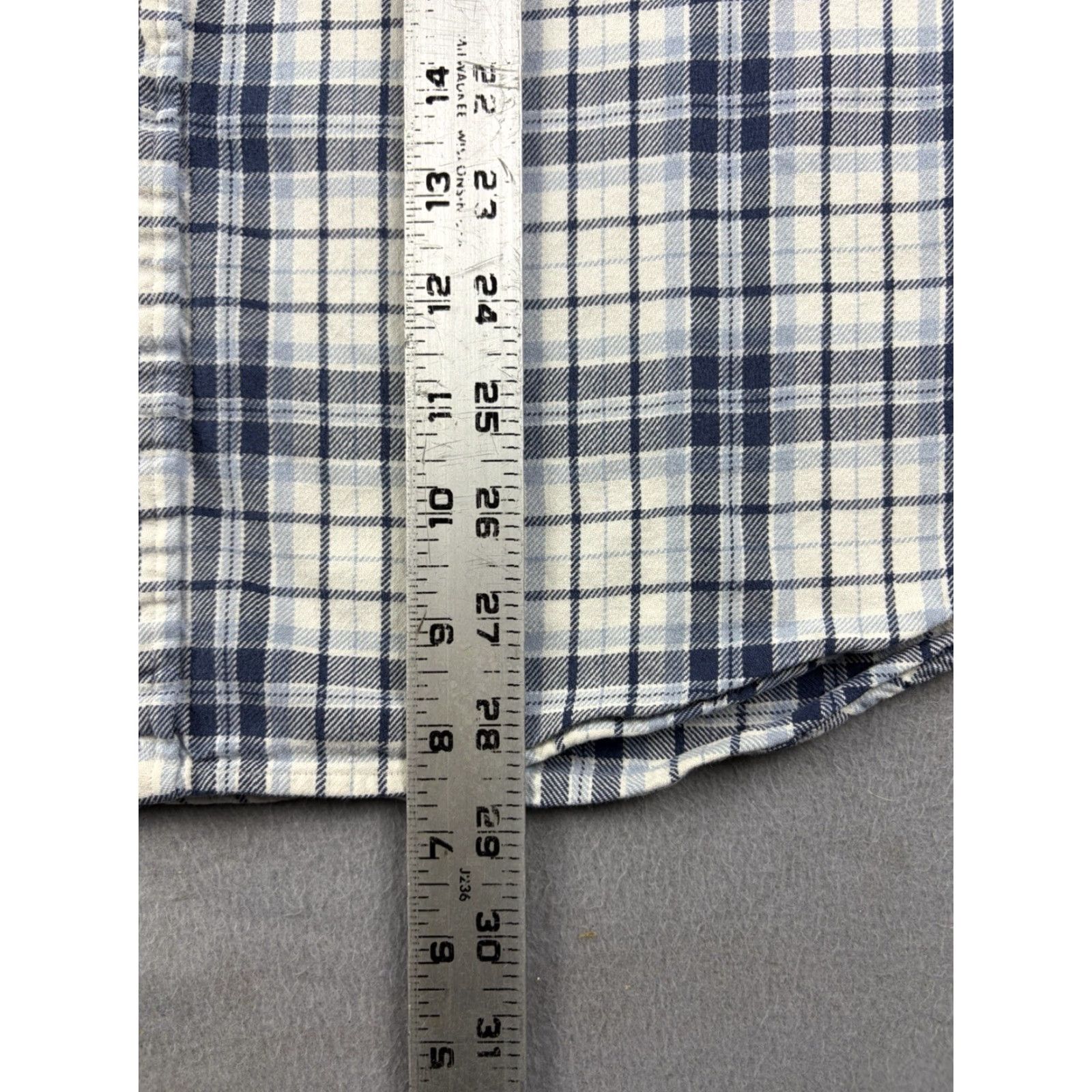 Polo Ralph Lauren VINTAGE Polo Ralph Lauren Shirt Men L Blue Plaid Flannel Button-Up Cotton Long Sleeve Size US L / EU 52-54 / 3 - 6 Thumbnail