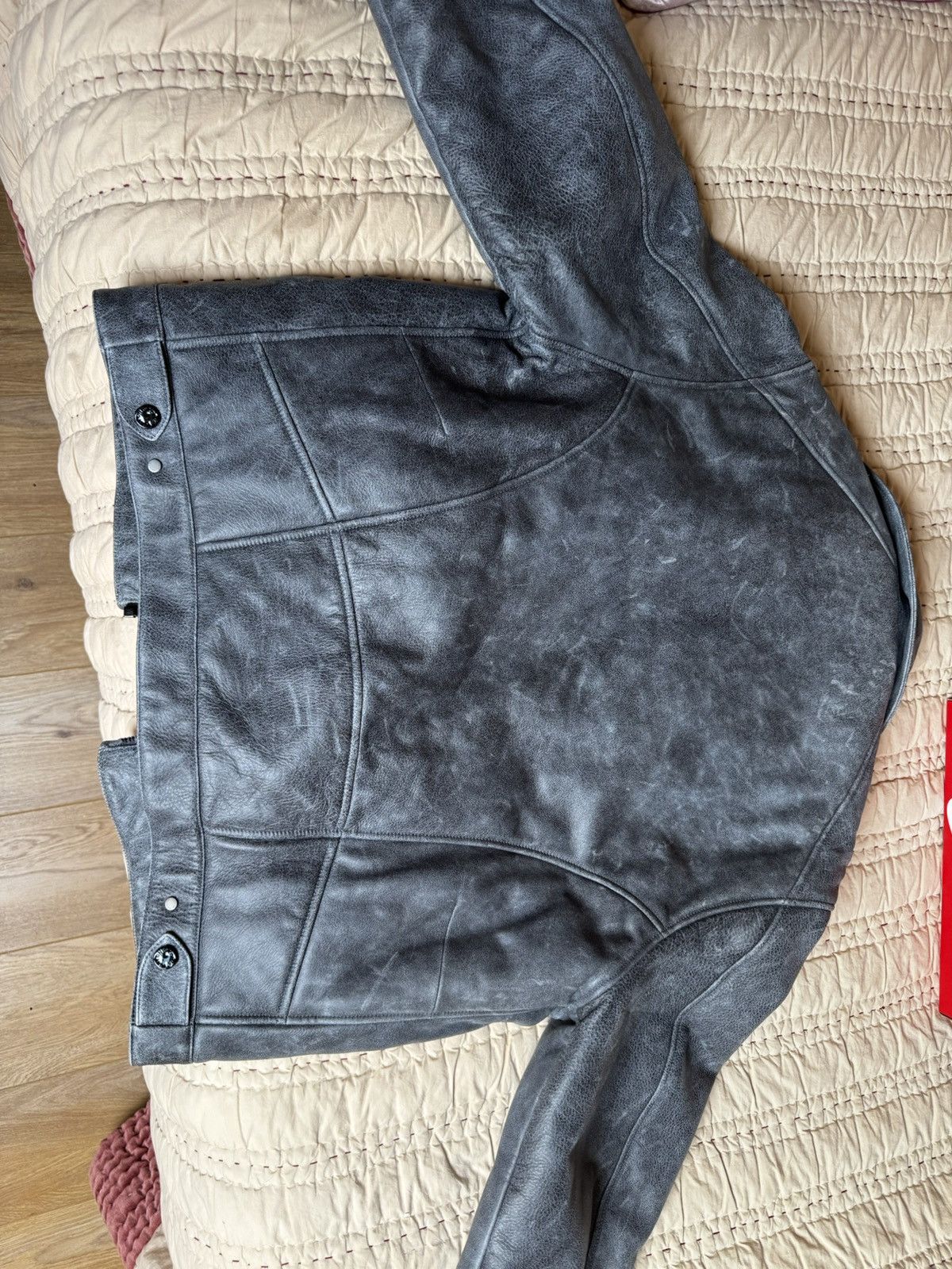 Louis Vuitton Louis Vuitton leather stadium jacket Size US L / EU 52-54 / 3 - 8 Thumbnail