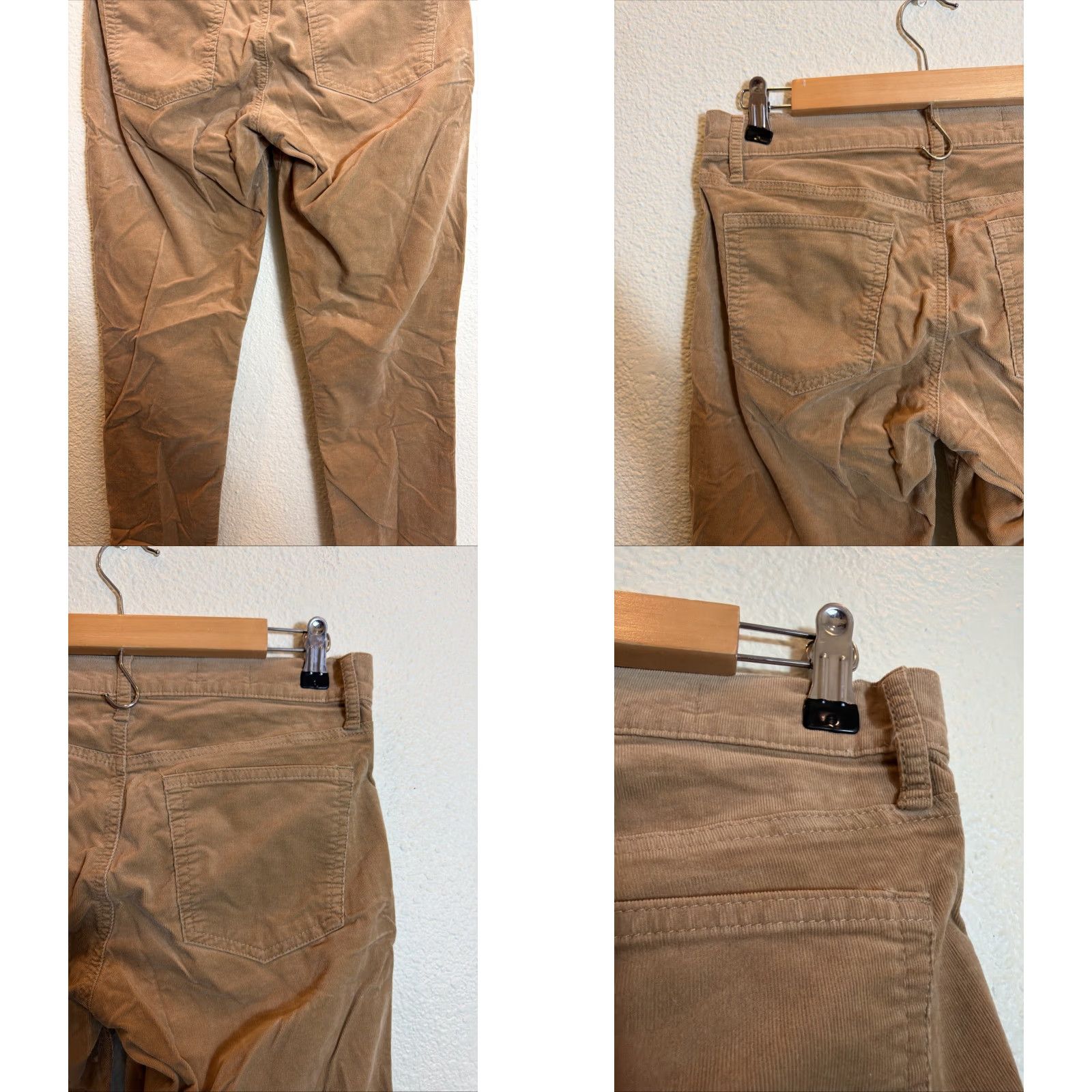 Gap VINTAGE Gap Women’s 6R Micro Corduroy Legging Jean Beige 30x29 Size 28" / US 6 / IT 42 - 9 Thumbnail